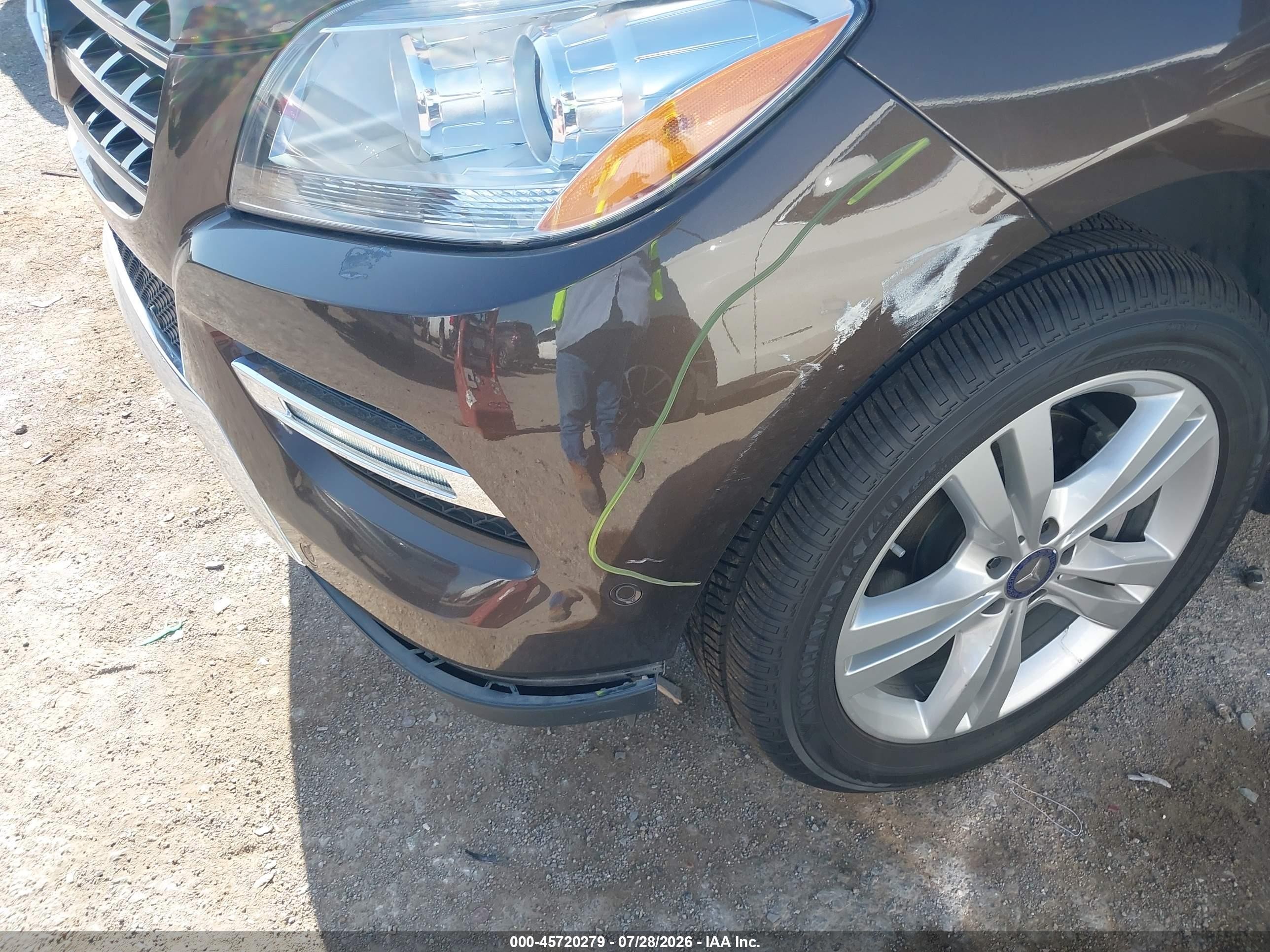 2013 Mercedes-benz Ml 350   Коричневый vin: 4JGDA5JB2DA104660