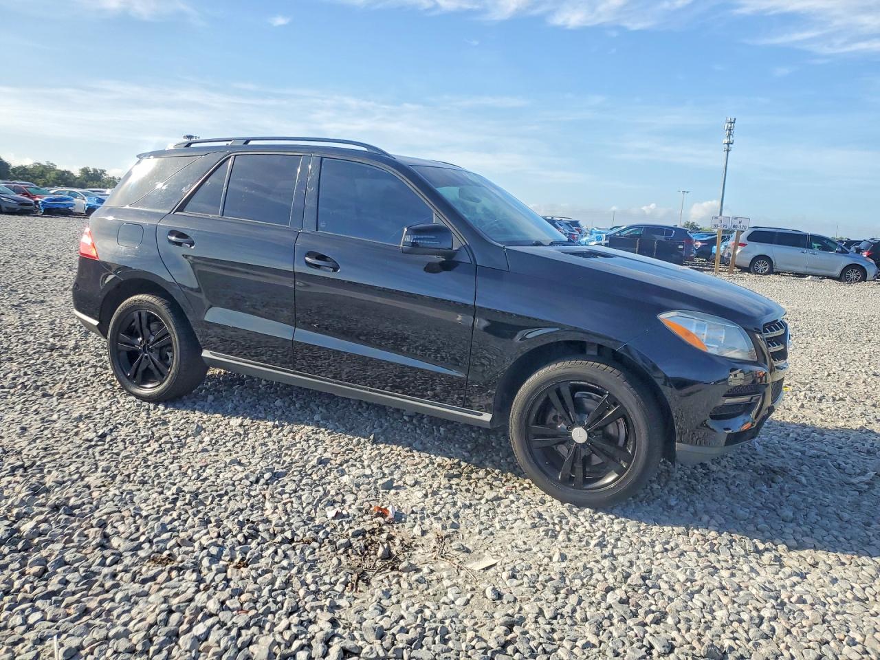 2013 Mercedes-benz Ml 350 Black vin: 4JGDA5JB2DA163790