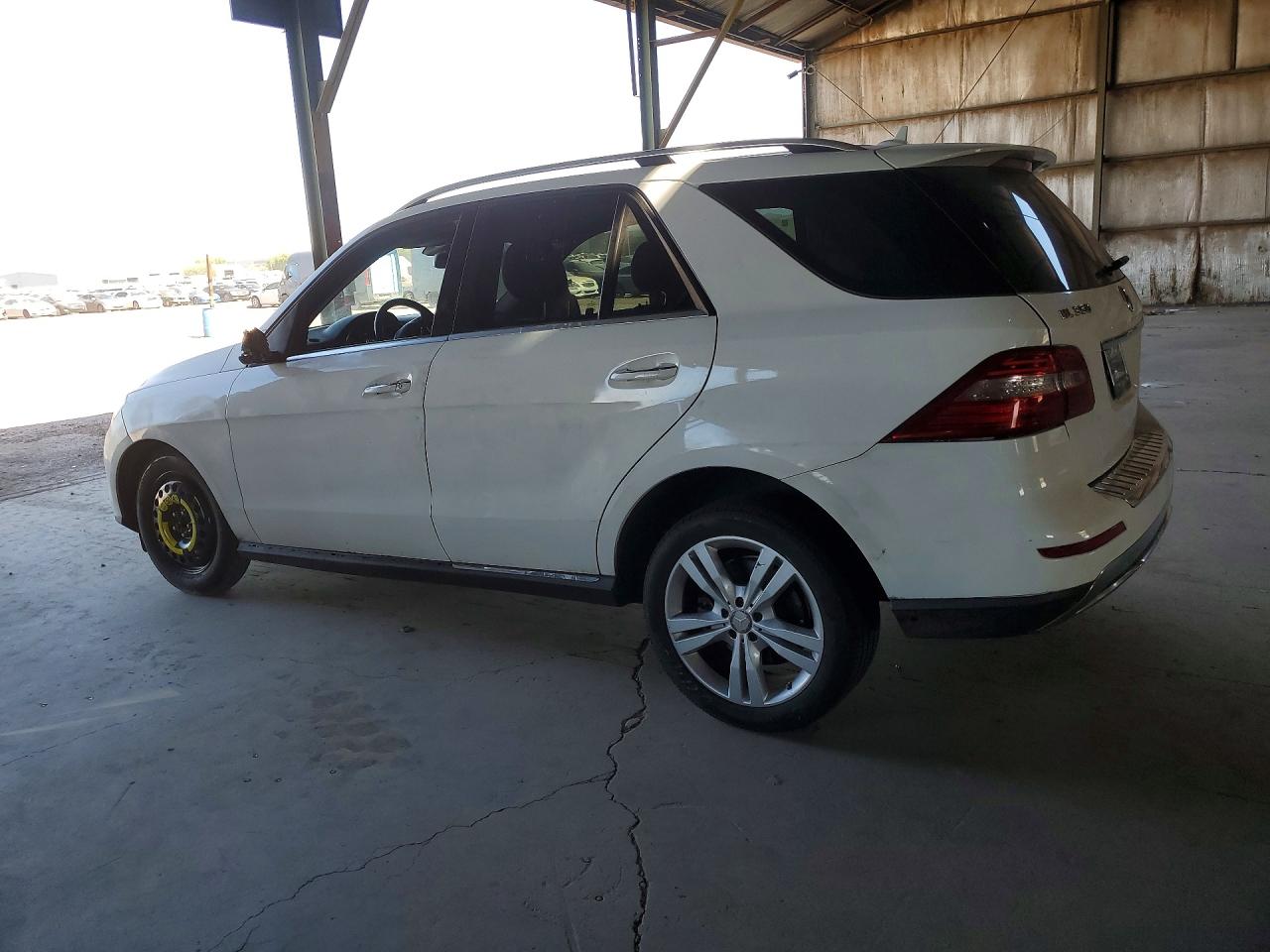 2014 Mercedes-benz Ml 350 White vin: 4JGDA5JB2EA302141