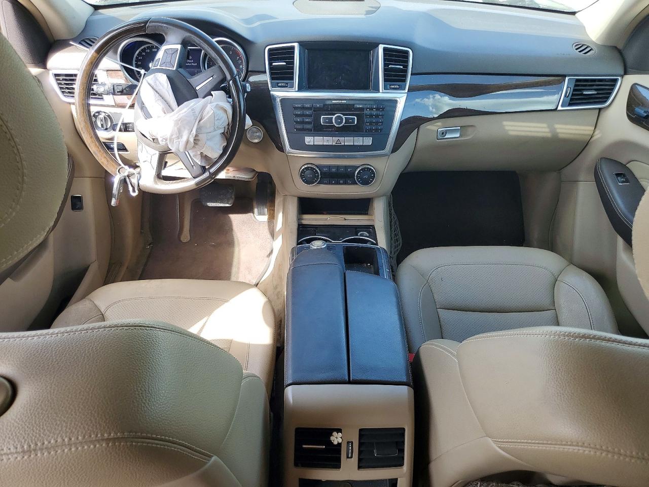 2014 Mercedes-benz Ml 350 White vin: 4JGDA5JB2EA326486
