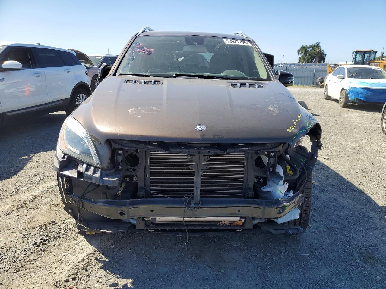 2014 Mercedes-benz Ml 350 Коричневый vin: 4JGDA5JB2EA340372