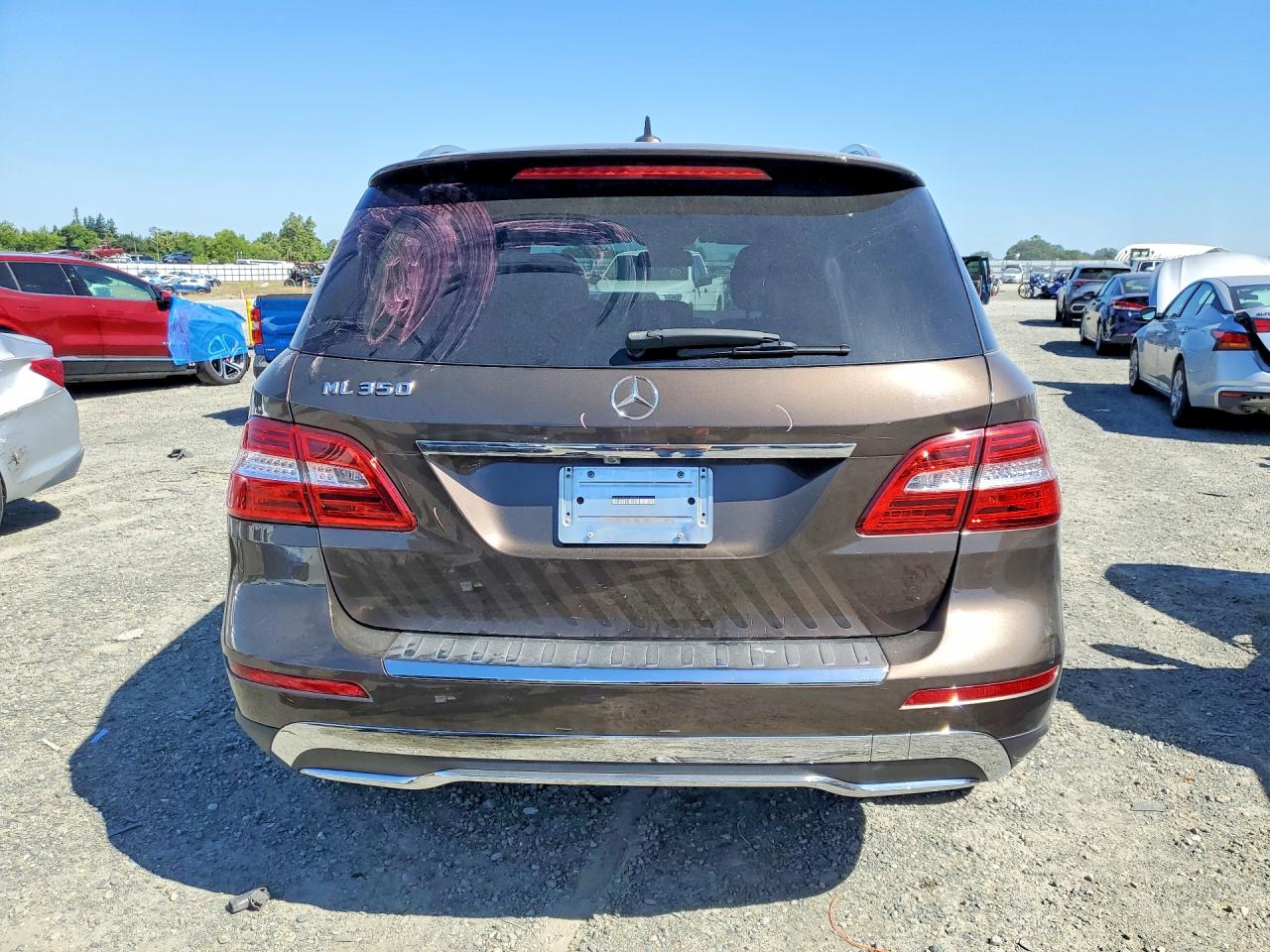 2014 Mercedes-benz Ml 350 Коричневый vin: 4JGDA5JB2EA340372