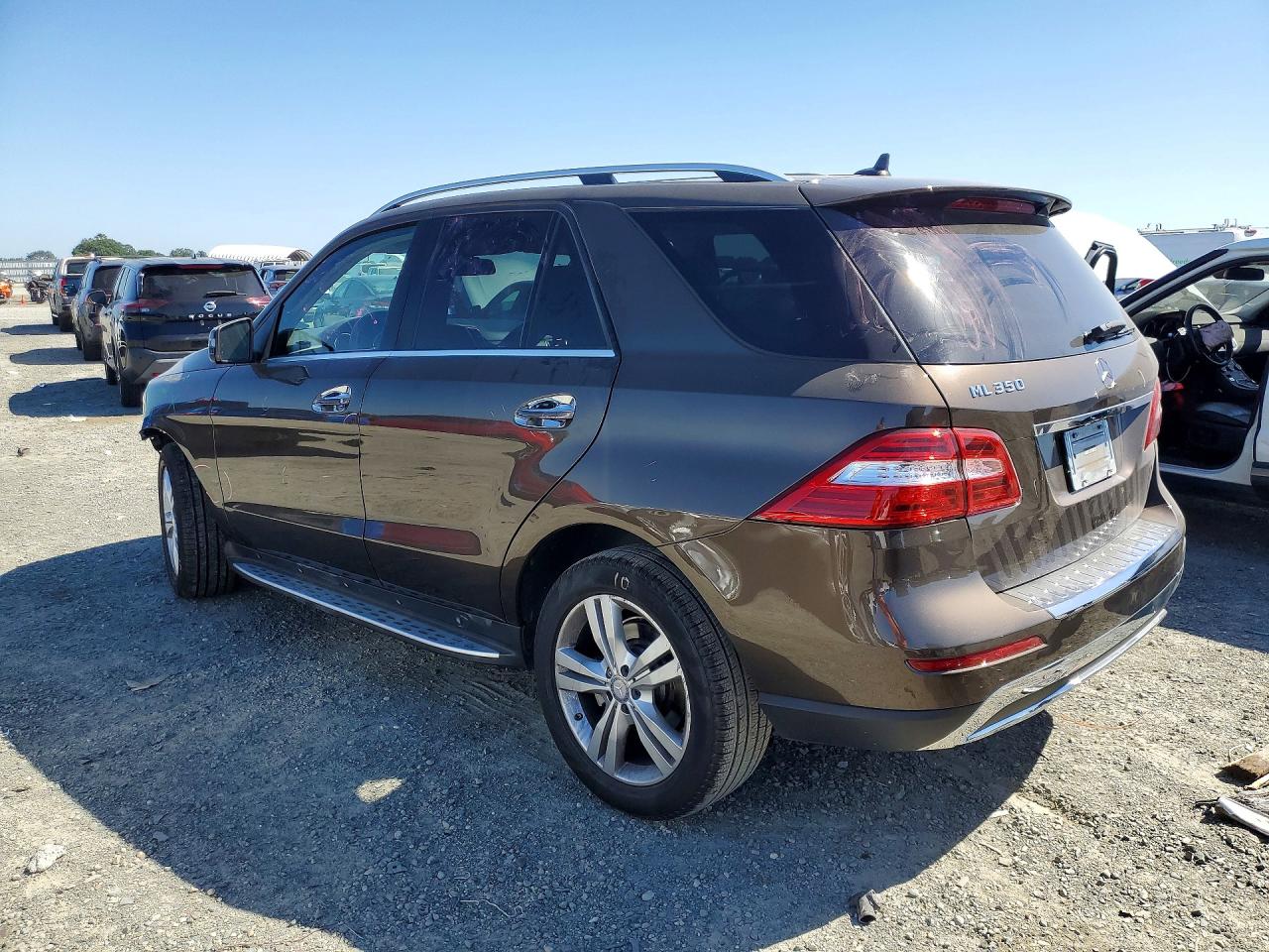 2014 Mercedes-benz Ml 350 Коричневый vin: 4JGDA5JB2EA340372