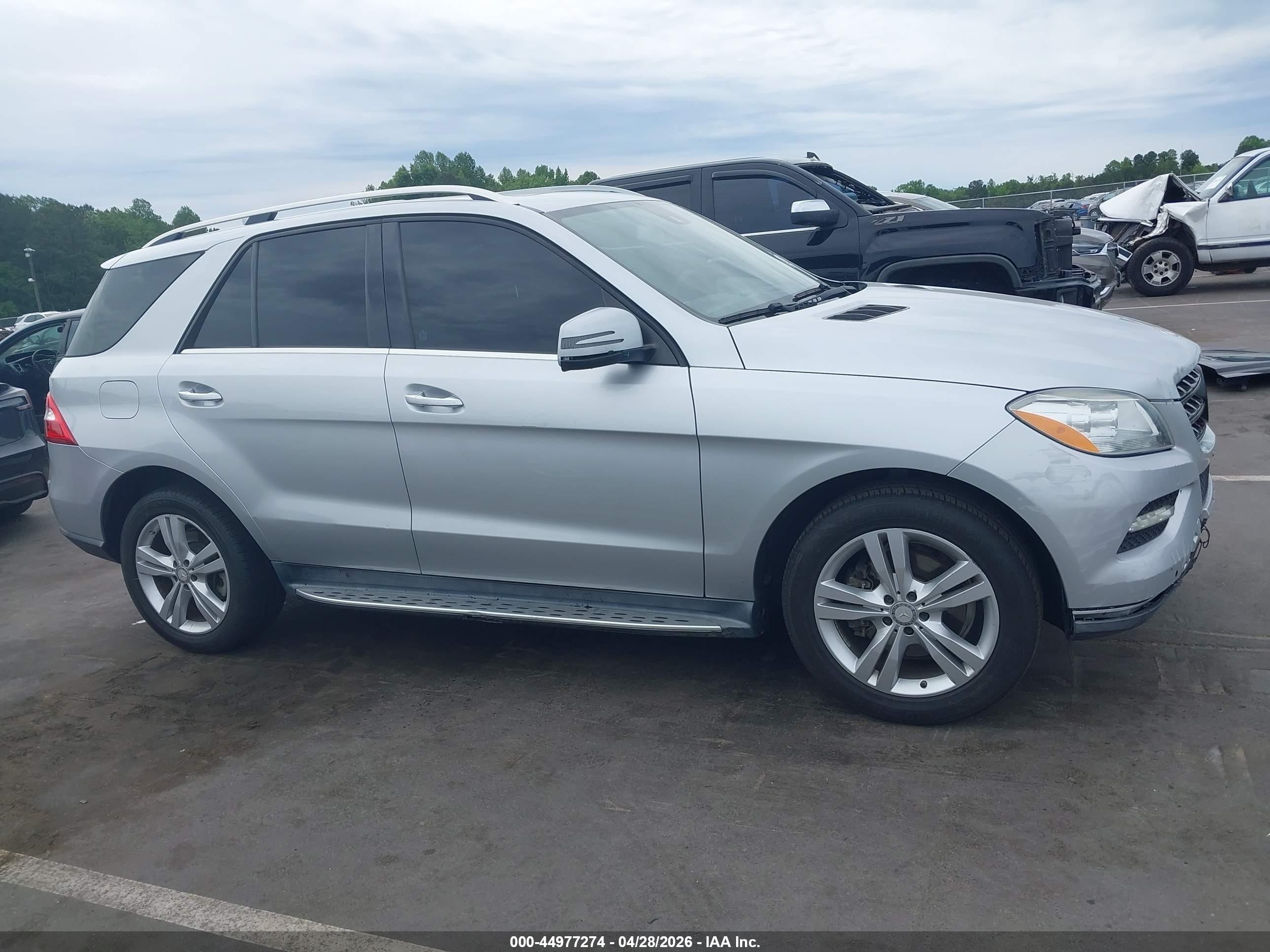 2014 Mercedes-benz Ml 350   Silver vin: 4JGDA5JB2EA353753
