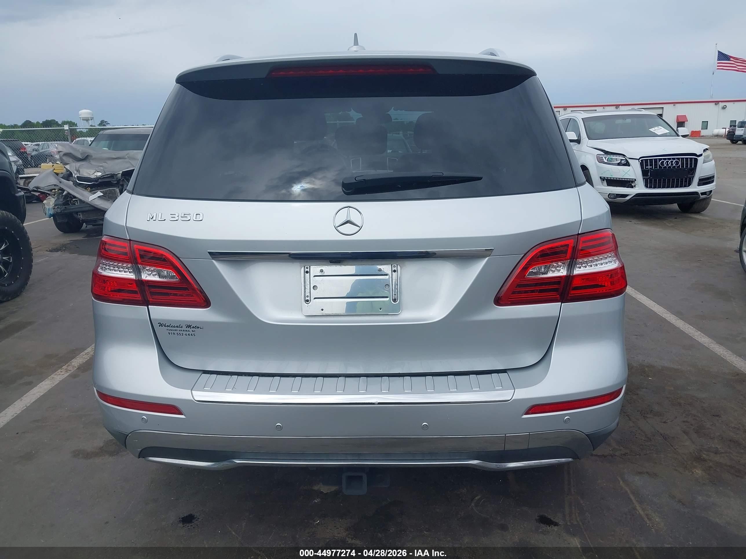 2014 Mercedes-benz Ml 350   Silver vin: 4JGDA5JB2EA353753