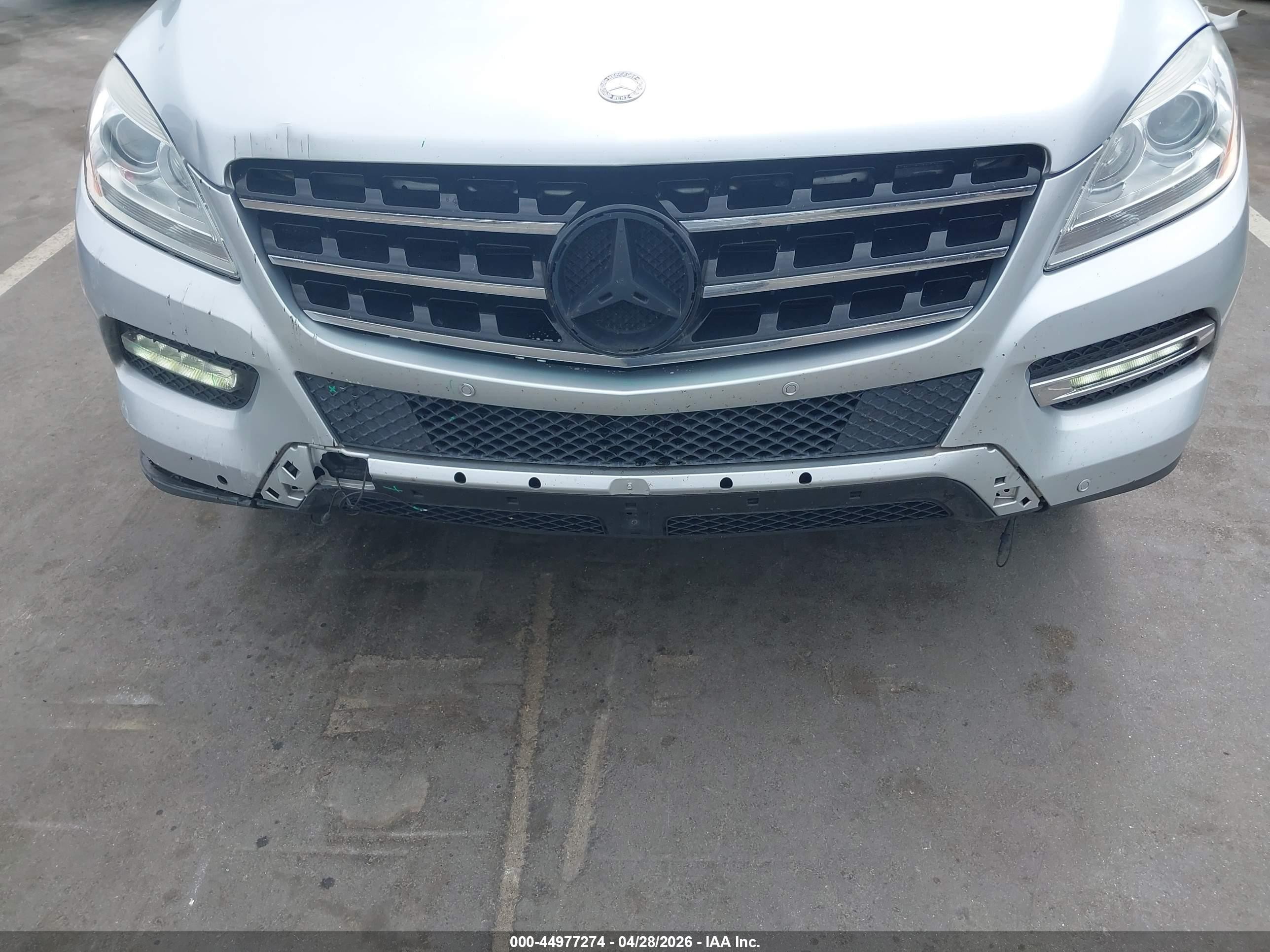 2014 Mercedes-benz Ml 350   Silver vin: 4JGDA5JB2EA353753