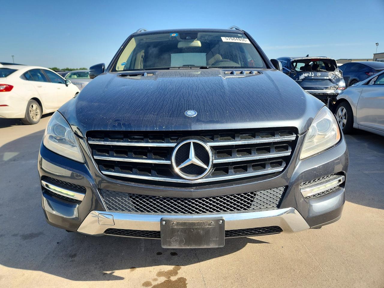 2014 Mercedes-benz Ml 350 Charcoal vin: 4JGDA5JB2EA394092