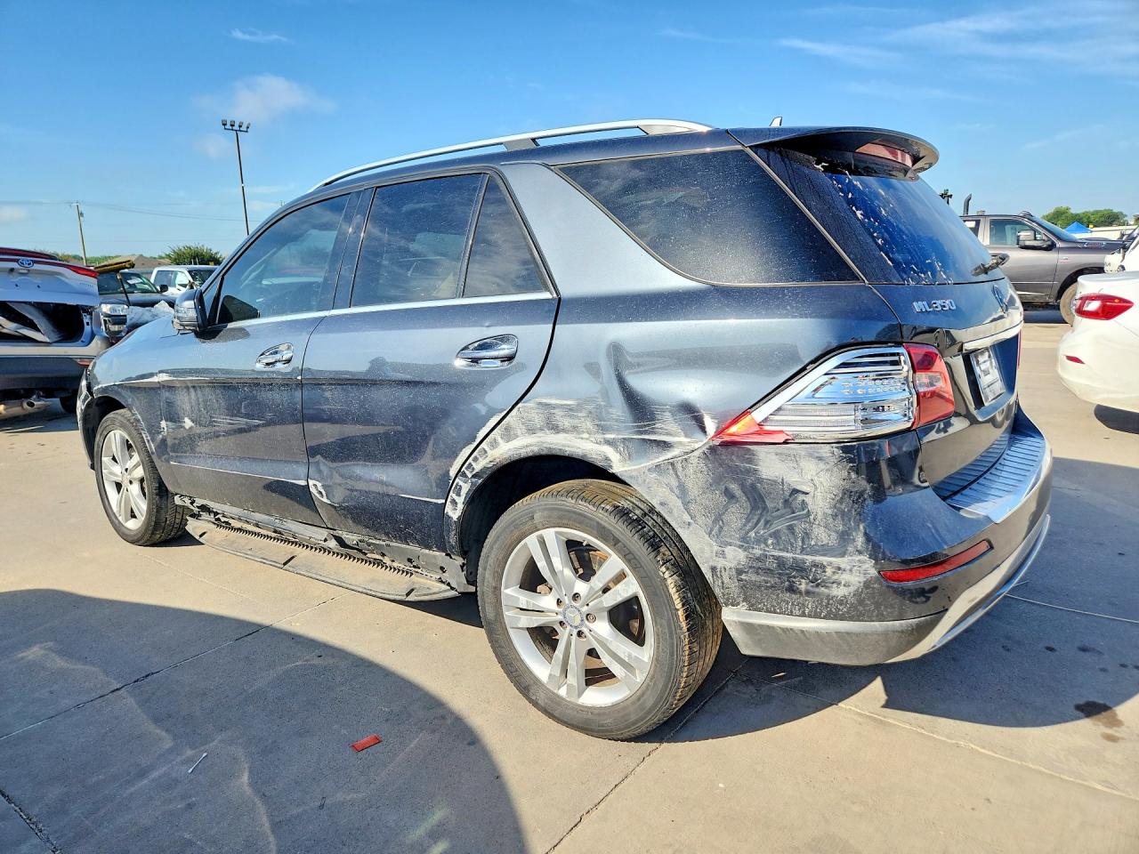 2014 Mercedes-benz Ml 350 Charcoal vin: 4JGDA5JB2EA394092