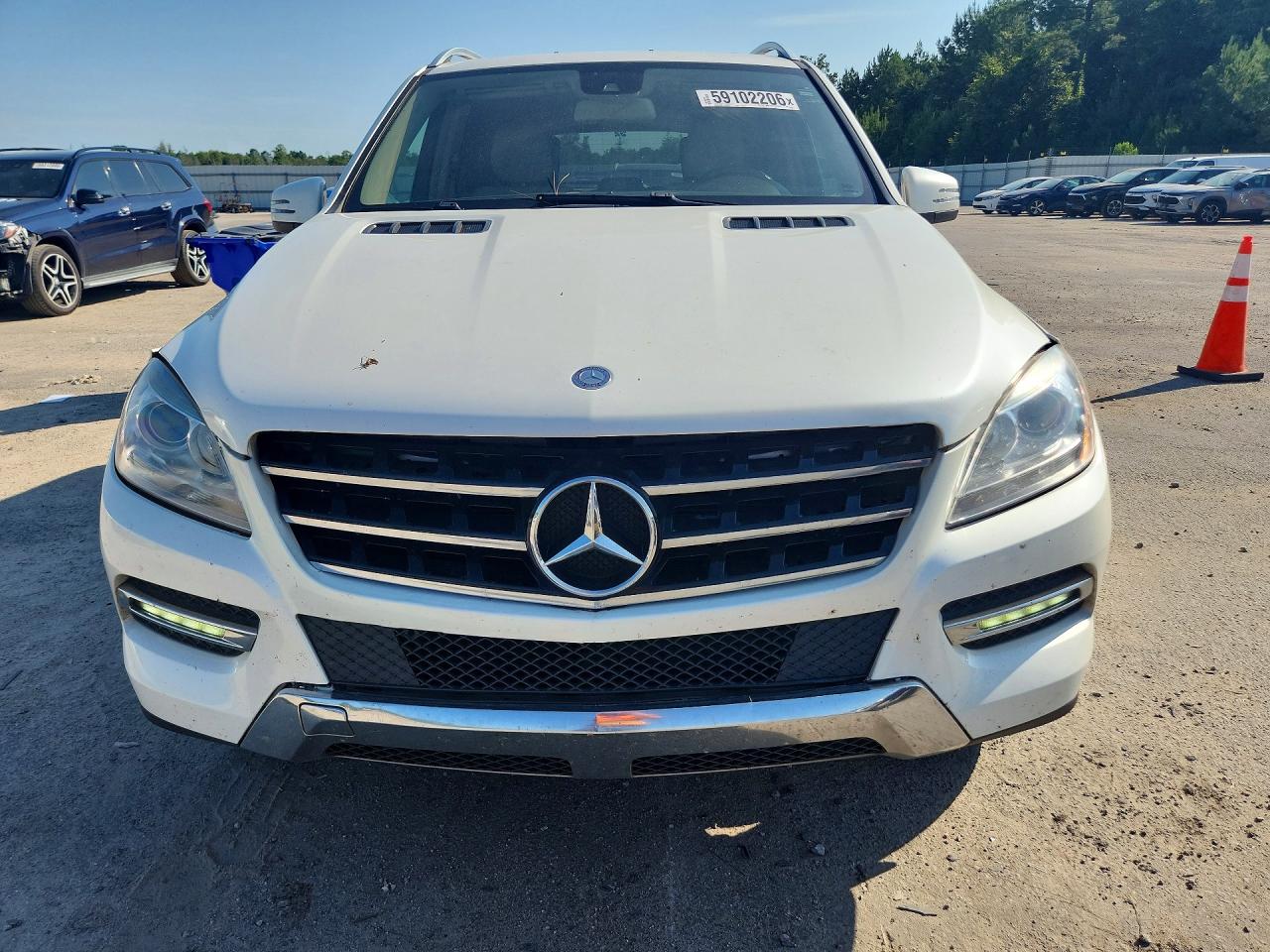 2015 Mercedes-benz Ml 350 White vin: 4JGDA5JB2FA452431