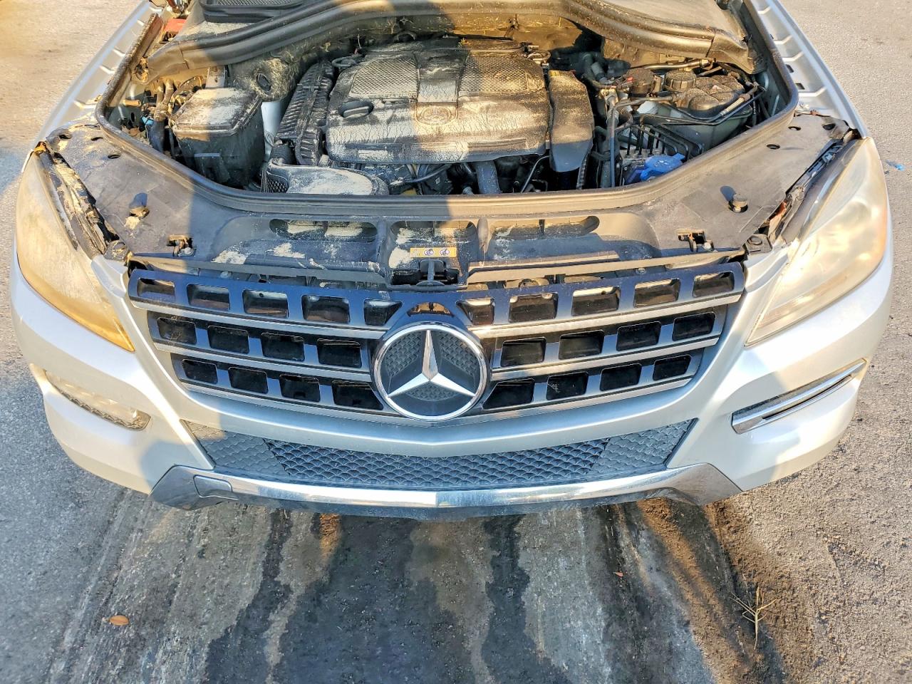 2015 Mercedes-benz Ml 350 Silver vin: 4JGDA5JB2FA464000