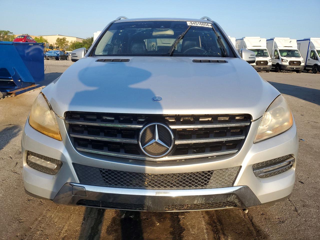 2015 Mercedes-benz Ml 350 Silver vin: 4JGDA5JB2FA464000