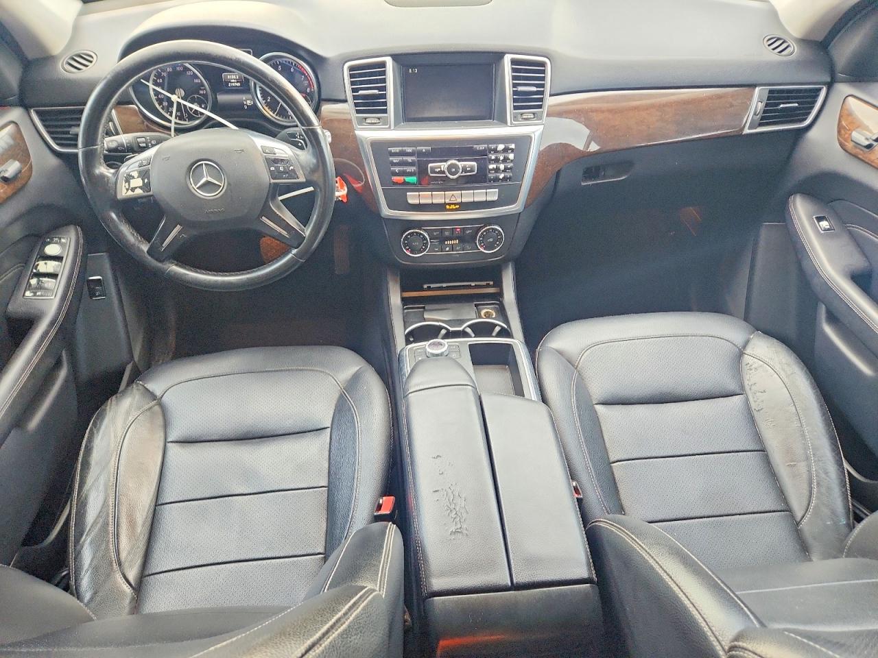 2015 Mercedes-benz Ml 350 Черный vin: 4JGDA5JB2FA512188