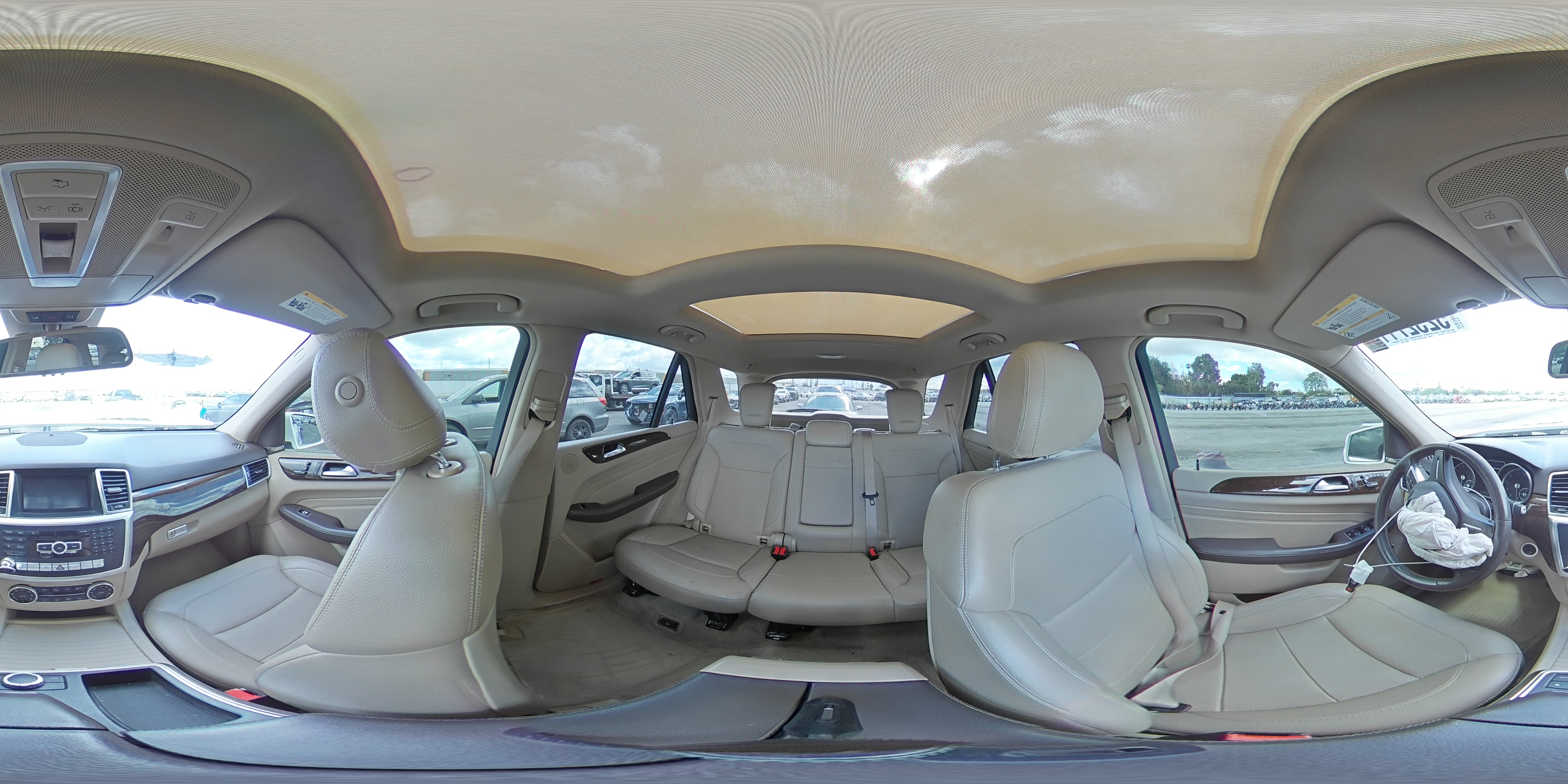 2015 Mercedes-benz Ml 350 White vin: 4JGDA5JB2FA512529