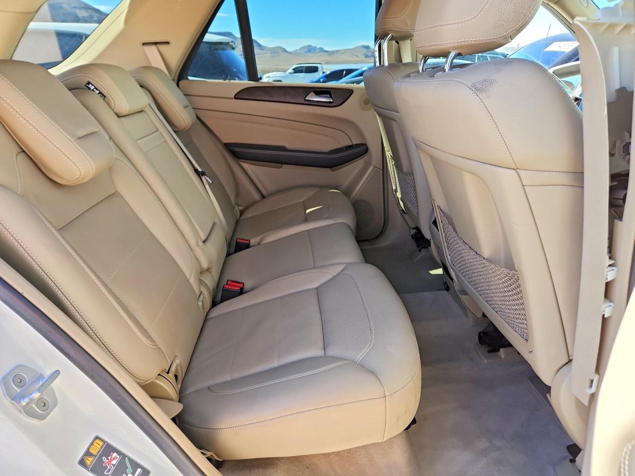 2015 Mercedes-benz Ml 350 White vin: 4JGDA5JB2FA557129