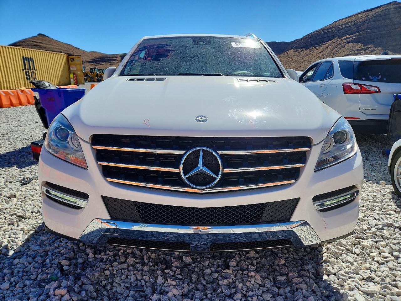 2015 Mercedes-benz Ml 350 White vin: 4JGDA5JB2FA557129