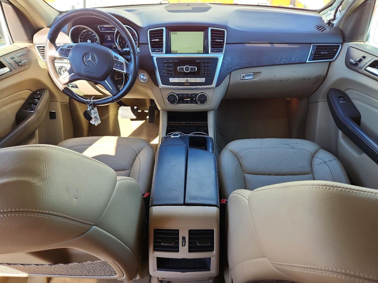 2015 Mercedes-benz Ml 350 White vin: 4JGDA5JB2FA557129