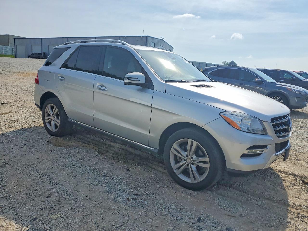 2015 Mercedes-benz Ml 350 Silver vin: 4JGDA5JB2FA561617