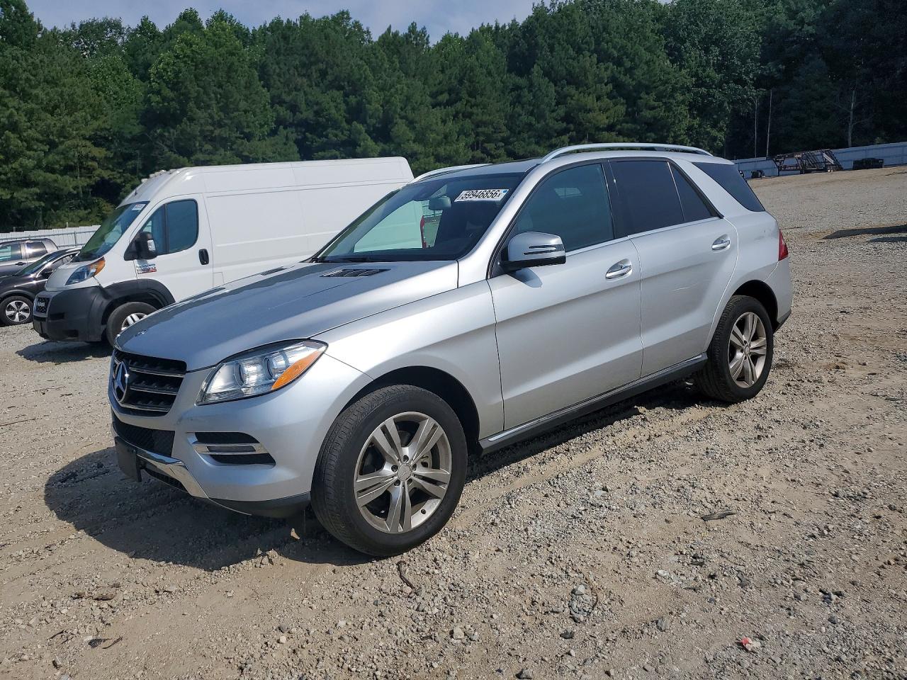 2015 Mercedes-benz Ml 350 Silver vin: 4JGDA5JB2FA561617