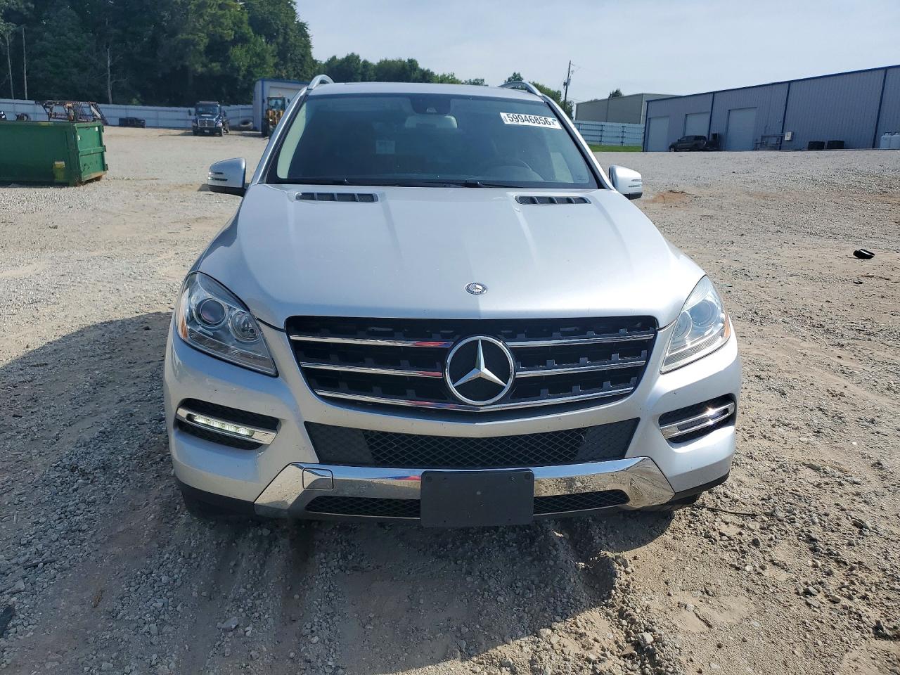 2015 Mercedes-benz Ml 350 Silver vin: 4JGDA5JB2FA561617