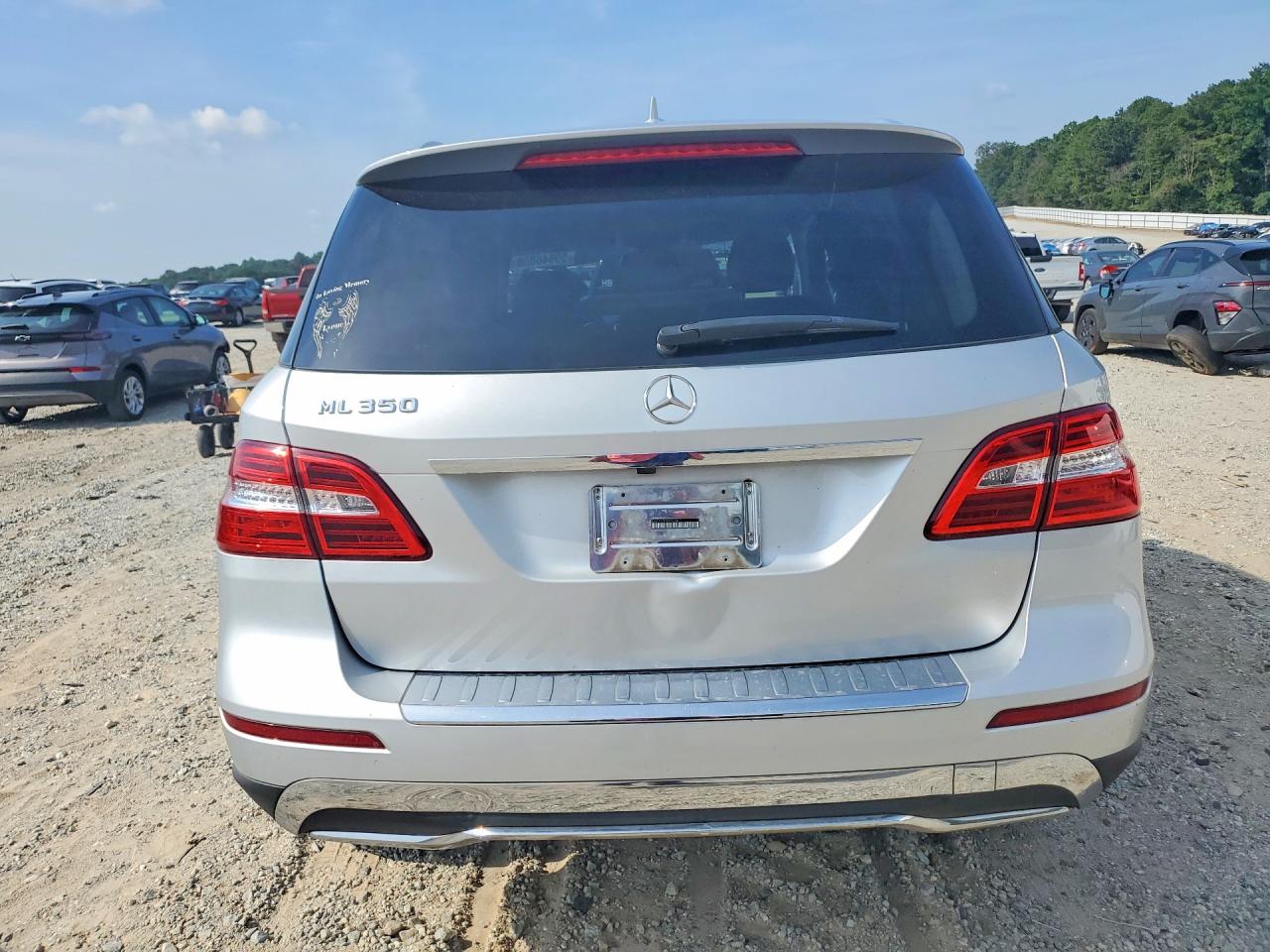 2015 Mercedes-benz Ml 350 Silver vin: 4JGDA5JB2FA561617