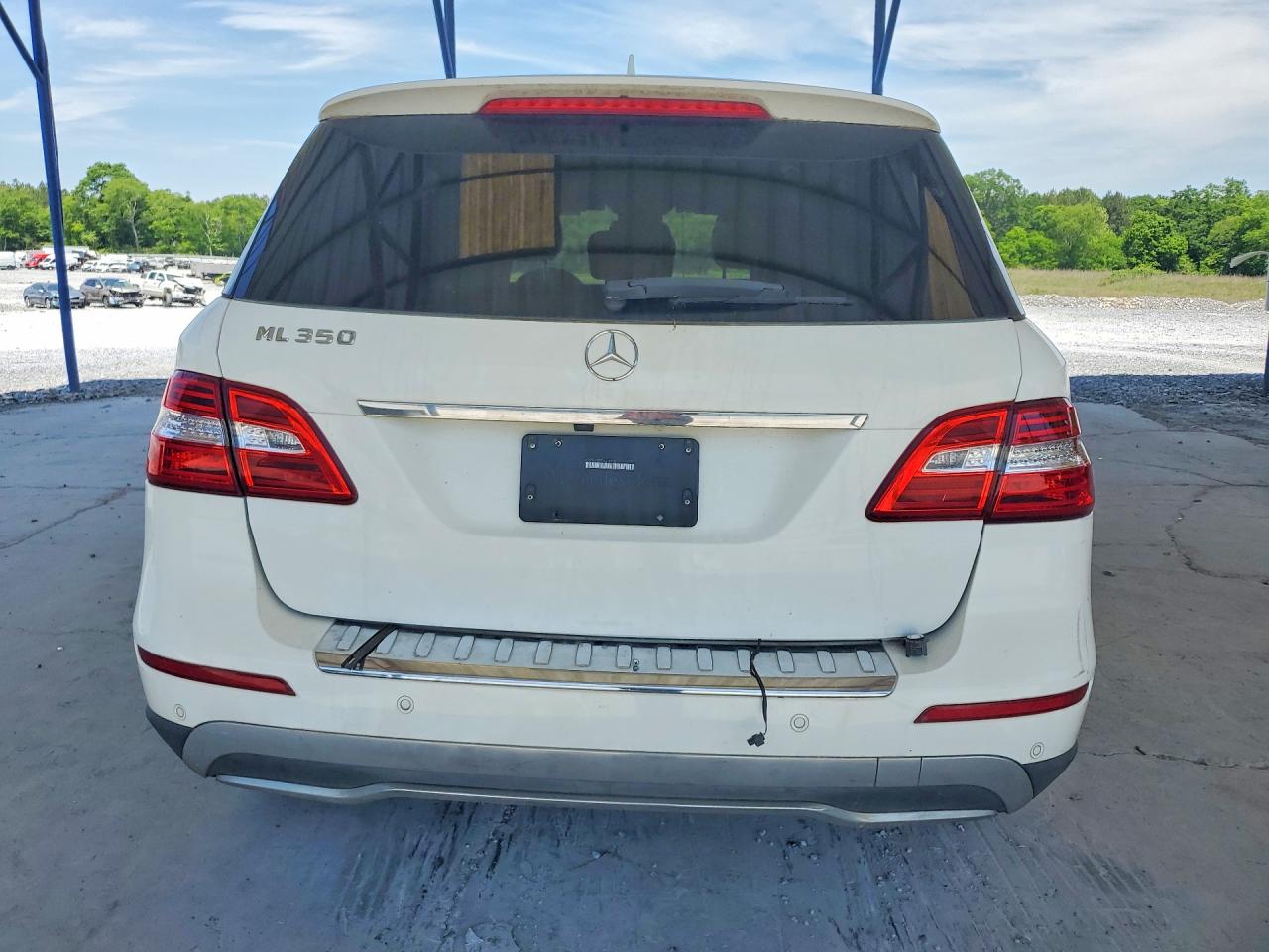 2015 Mercedes-benz Ml 350 Белый vin: 4JGDA5JB2FA574710