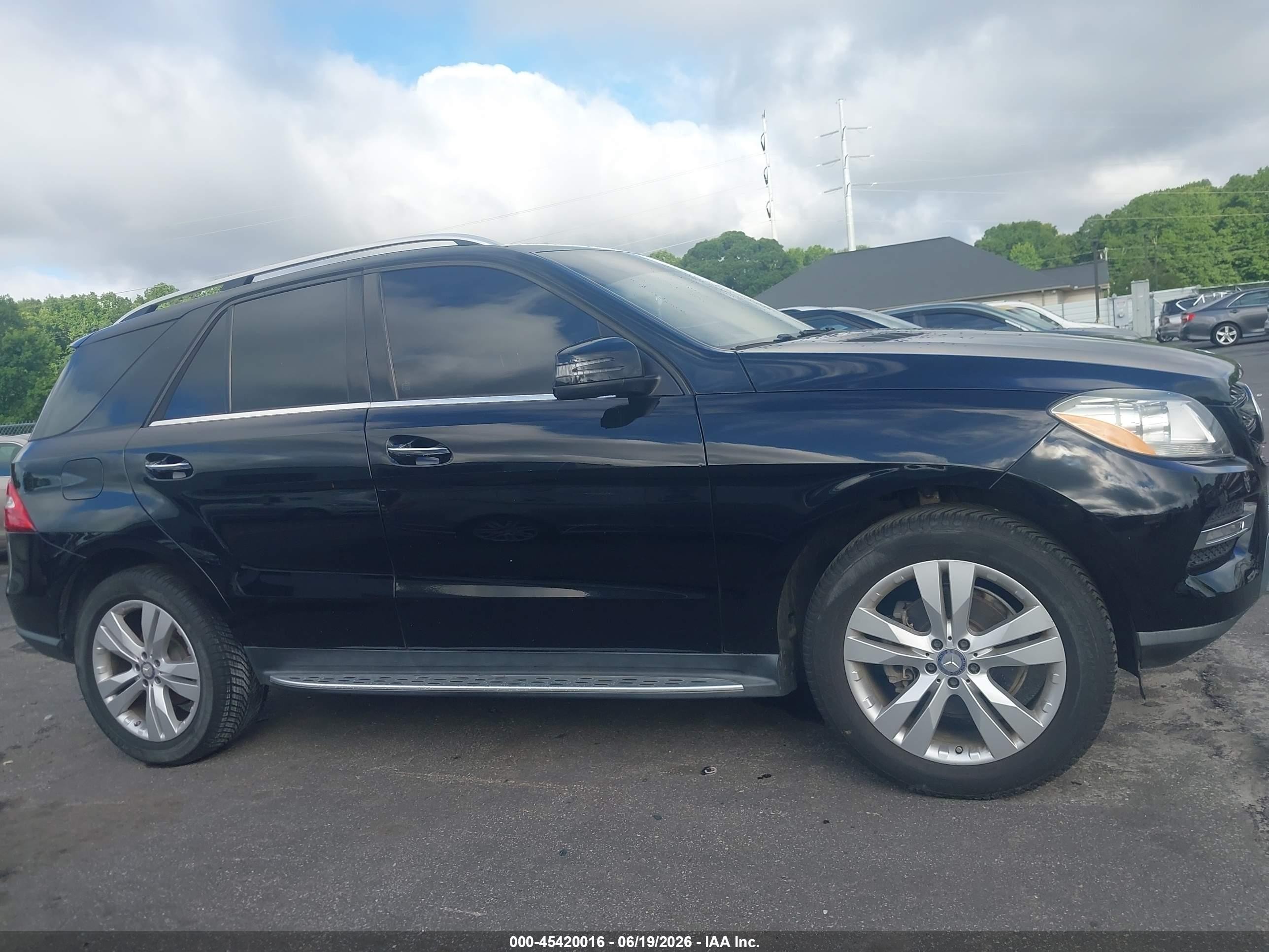 2015 Mercedes-benz Ml 350   Black vin: 4JGDA5JB2FA593645