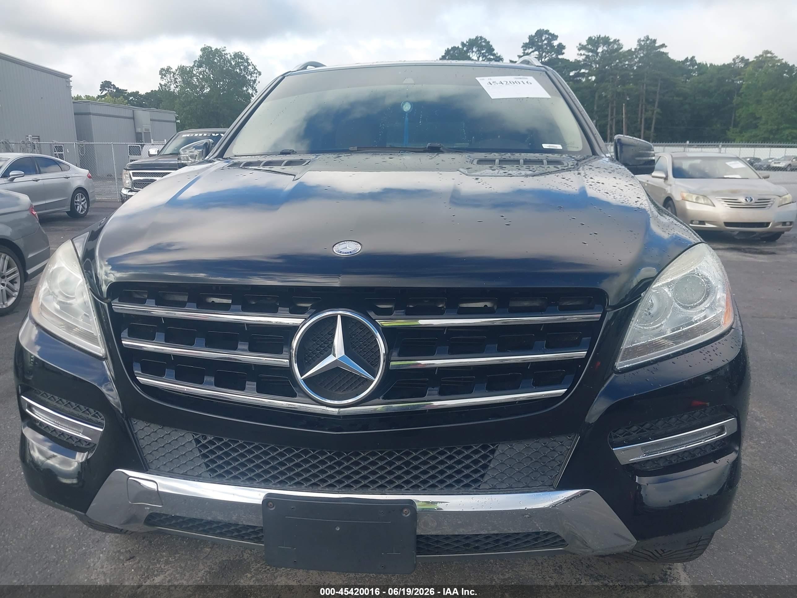 2015 Mercedes-benz Ml 350   Black vin: 4JGDA5JB2FA593645