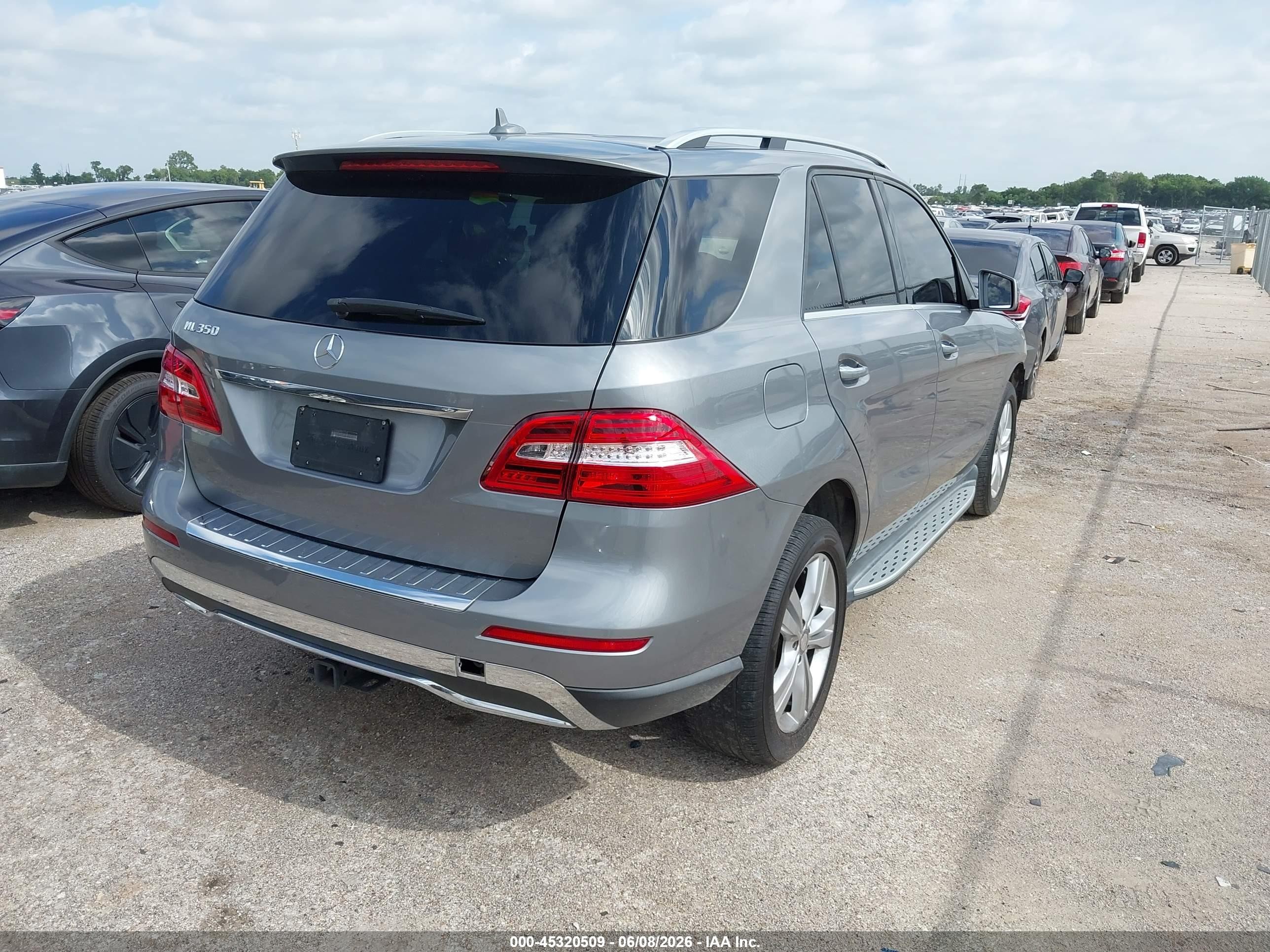 2015 Mercedes-benz Ml 350   Silver vin: 4JGDA5JB2FA611268