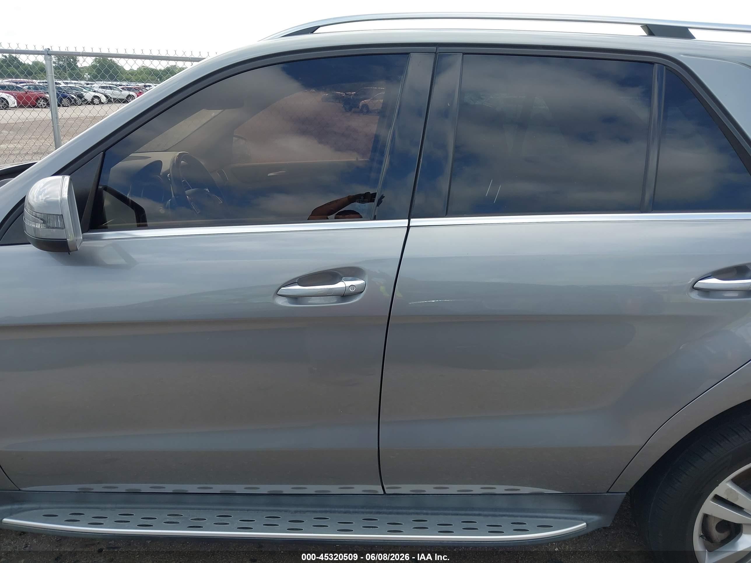 2015 Mercedes-benz Ml 350   Silver vin: 4JGDA5JB2FA611268