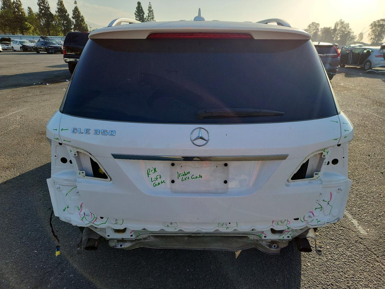 2016 Mercedes-benz Gle 350 White vin: 4JGDA5JB2GA675506
