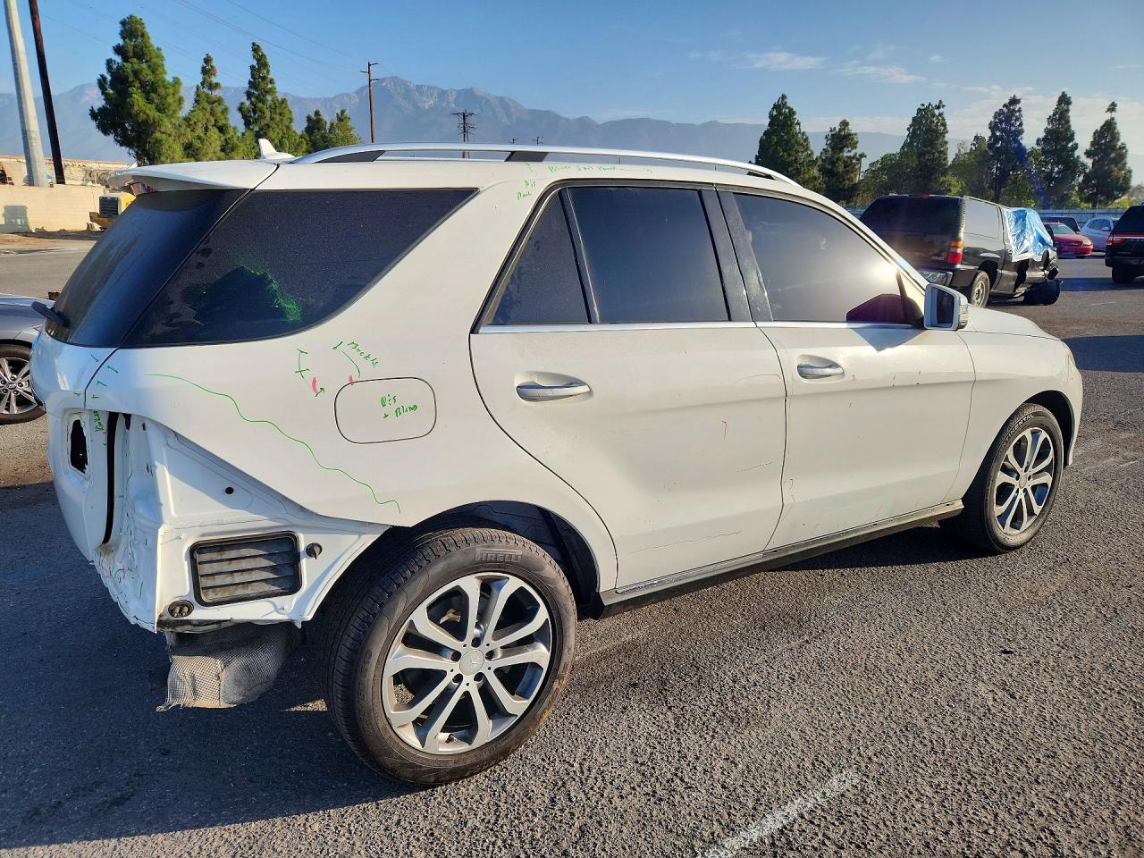 2016 Mercedes-benz Gle 350 White vin: 4JGDA5JB2GA675506