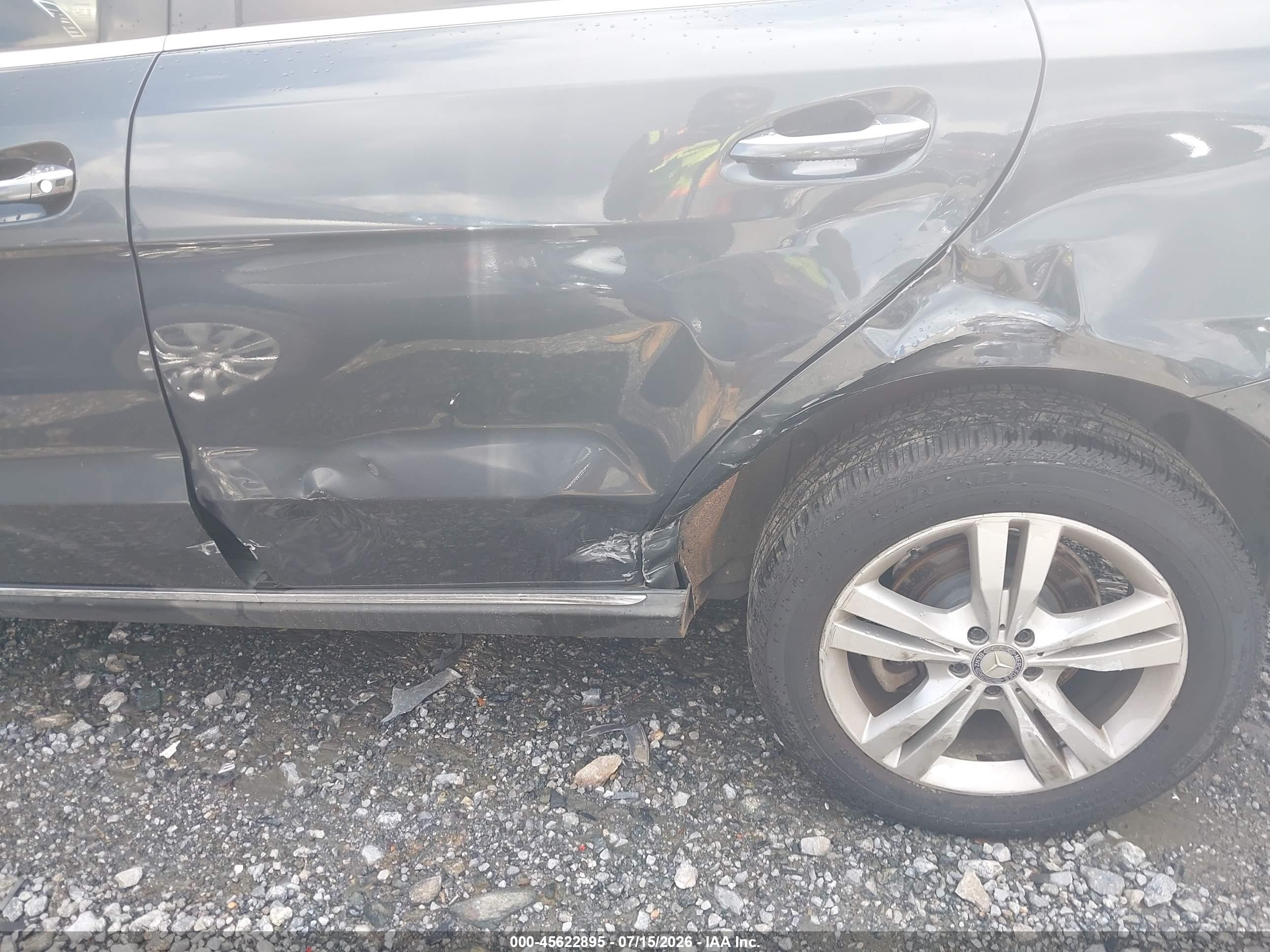 2013 Mercedes-benz Ml 350 Gray vin: 4JGDA5JB3DA118289