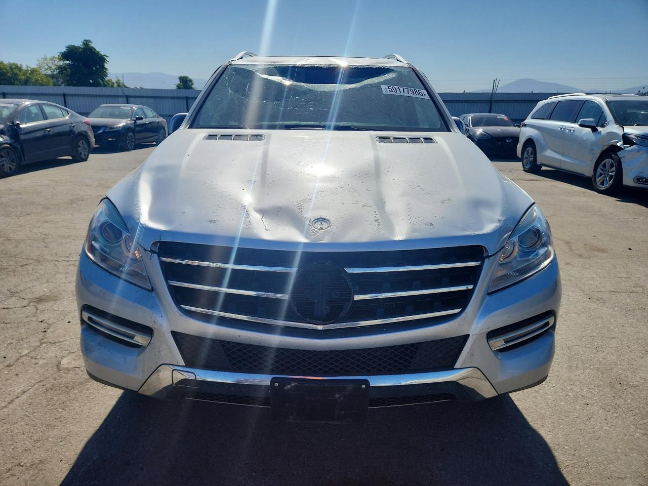 2013 Mercedes-benz Ml 350 Silver vin: 4JGDA5JB3DA191128