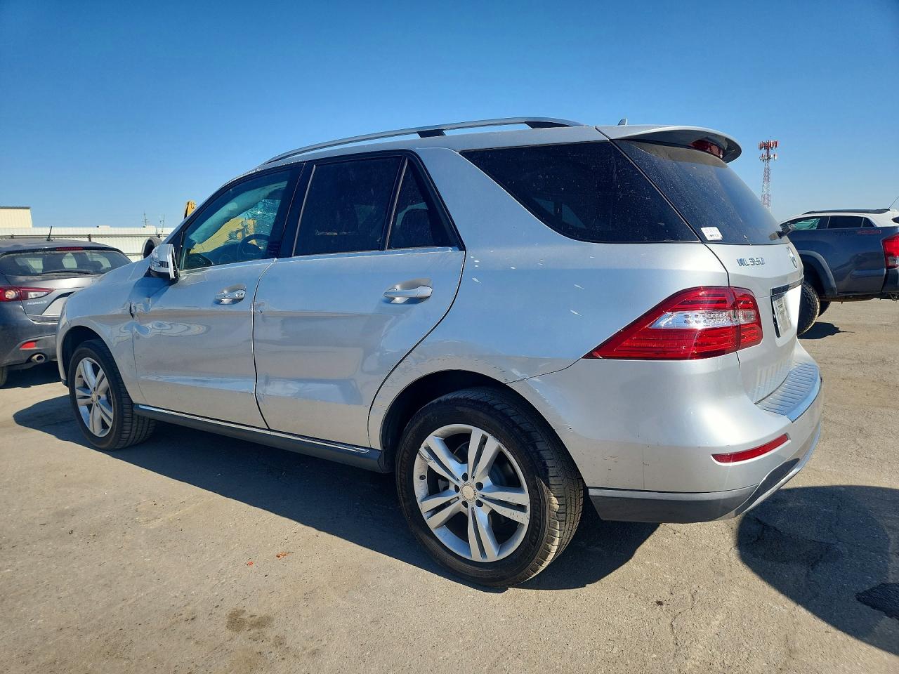 2013 Mercedes-benz Ml 350 Silver vin: 4JGDA5JB3DA191128