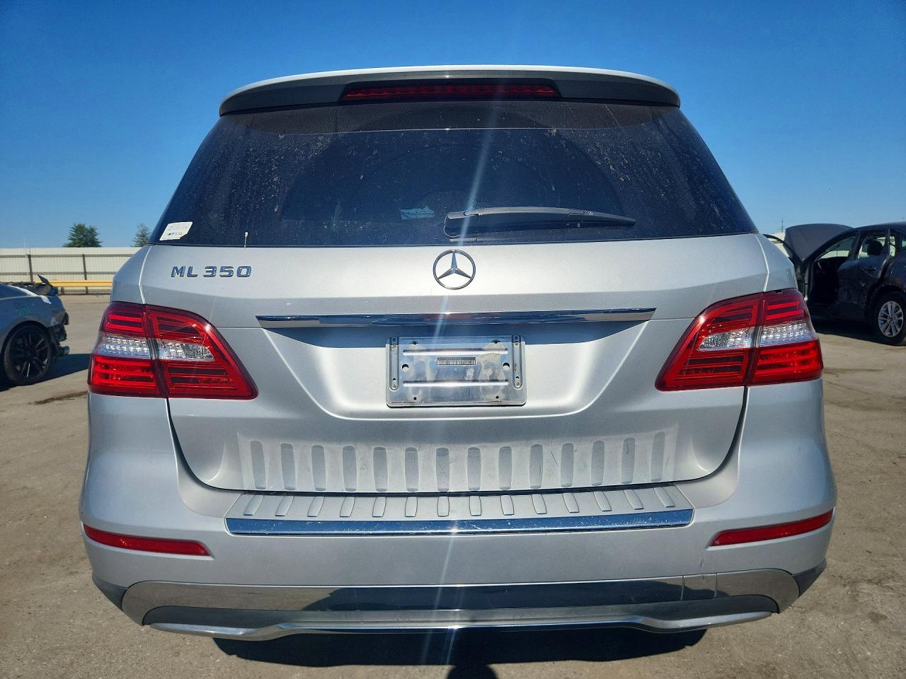 2013 Mercedes-benz Ml 350 Silver vin: 4JGDA5JB3DA191128