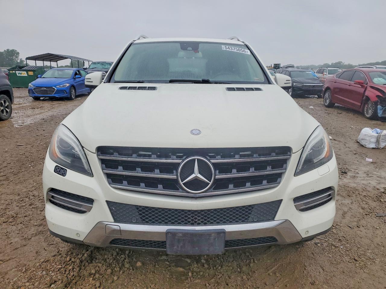 2013 Mercedes-benz Ml 350 White vin: 4JGDA5JB3DA200023