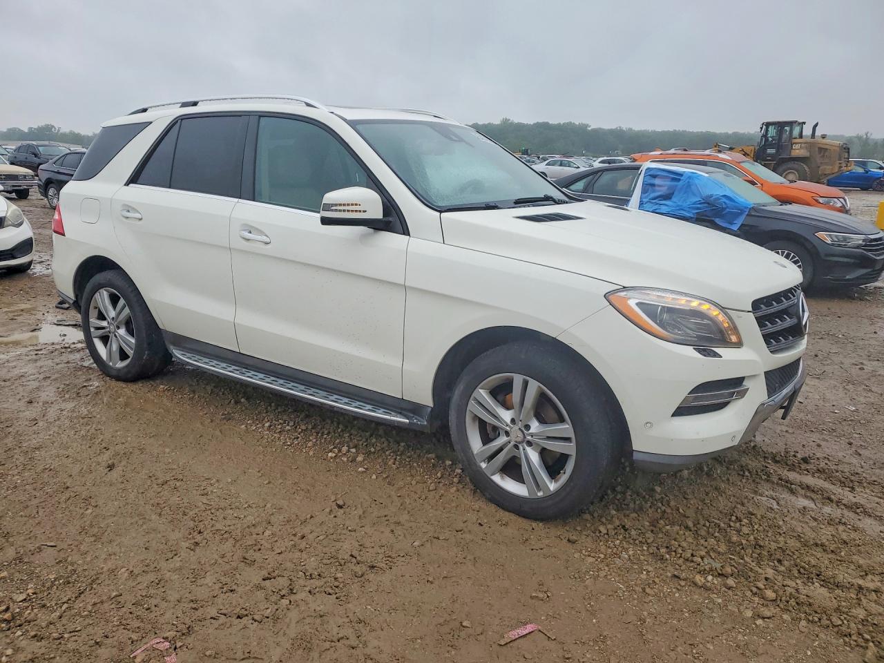 2013 Mercedes-benz Ml 350 White vin: 4JGDA5JB3DA200023