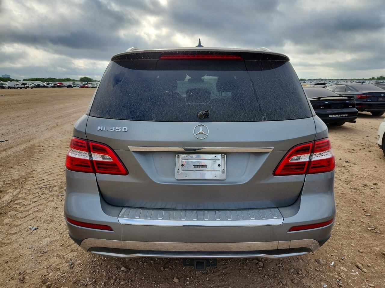 2013 Mercedes-benz Ml 350 Gray vin: 4JGDA5JB3DA252204
