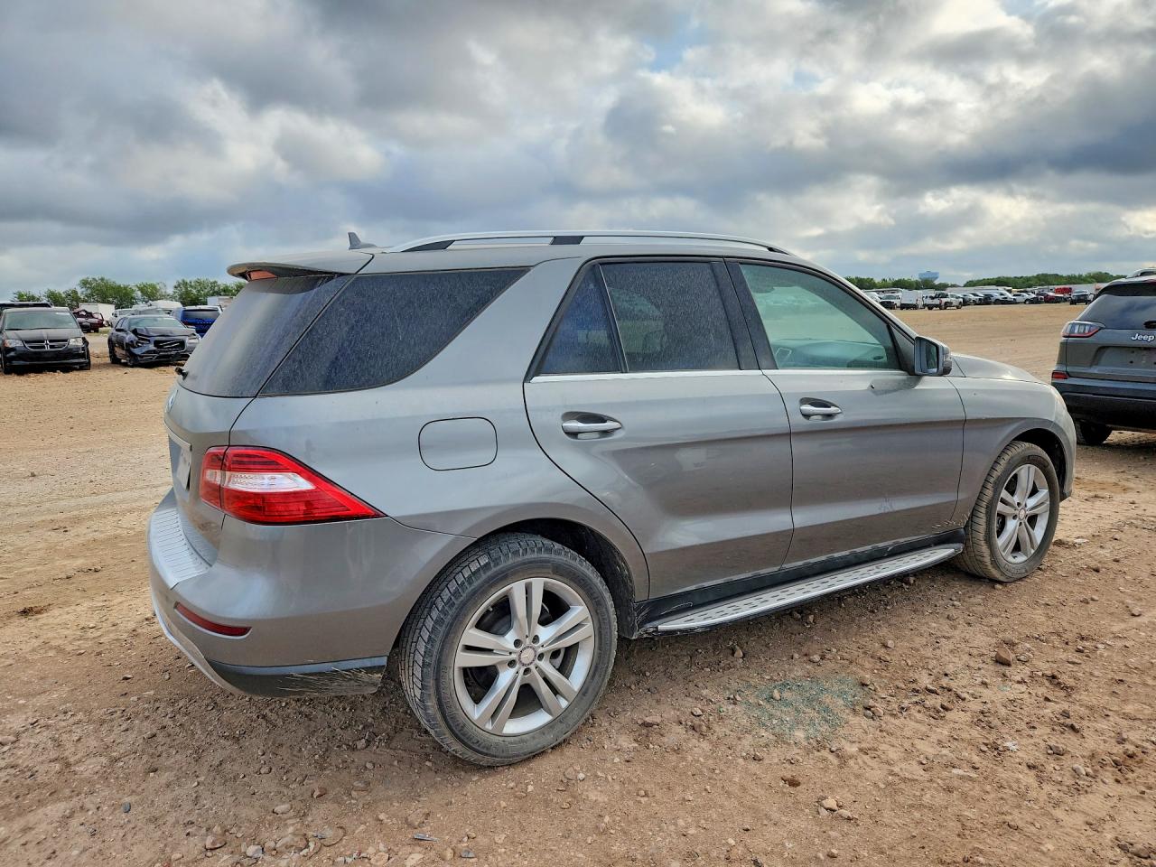 2013 Mercedes-benz Ml 350 Gray vin: 4JGDA5JB3DA252204