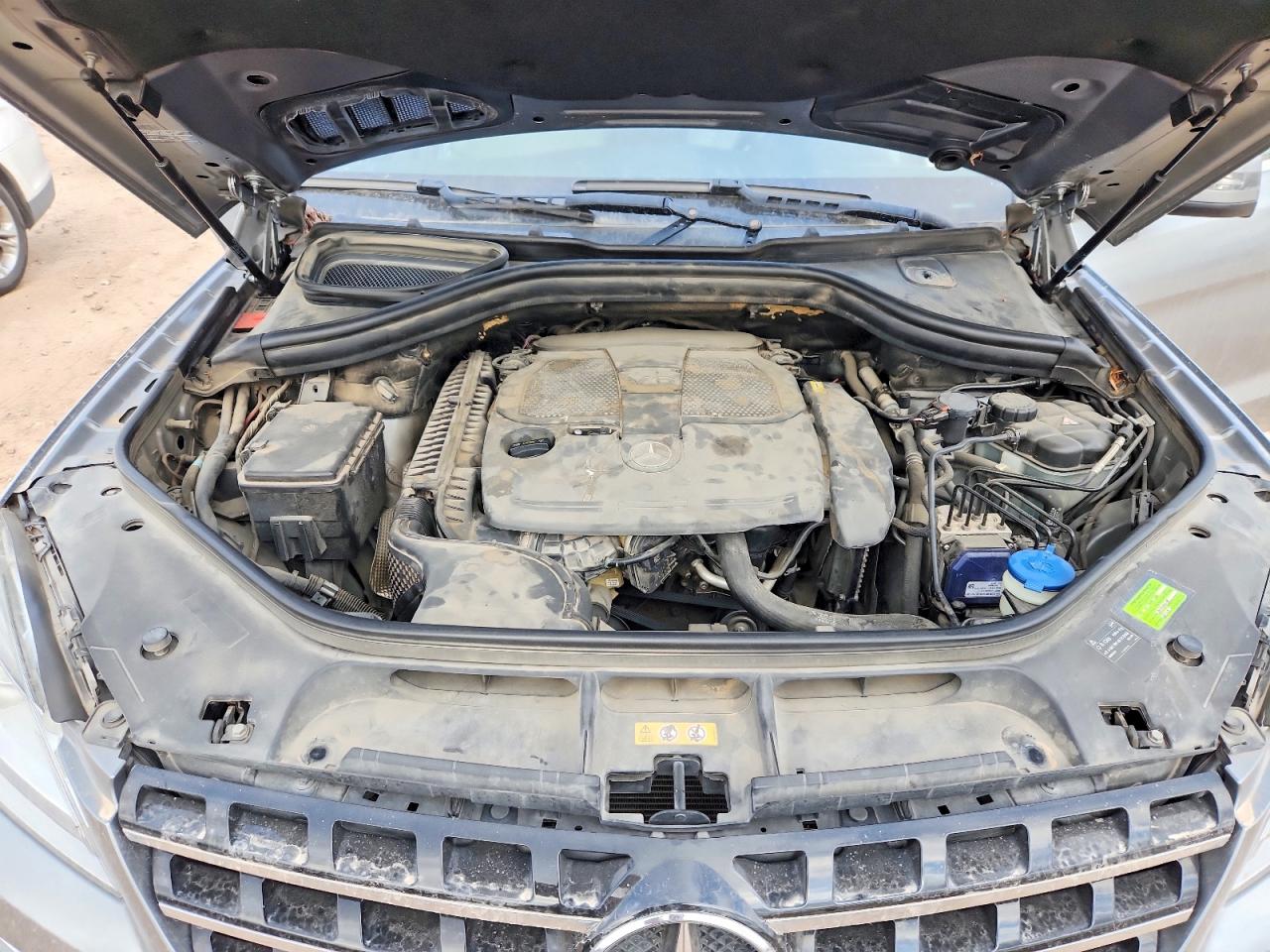 2013 Mercedes-benz Ml 350 Gray vin: 4JGDA5JB3DA252204