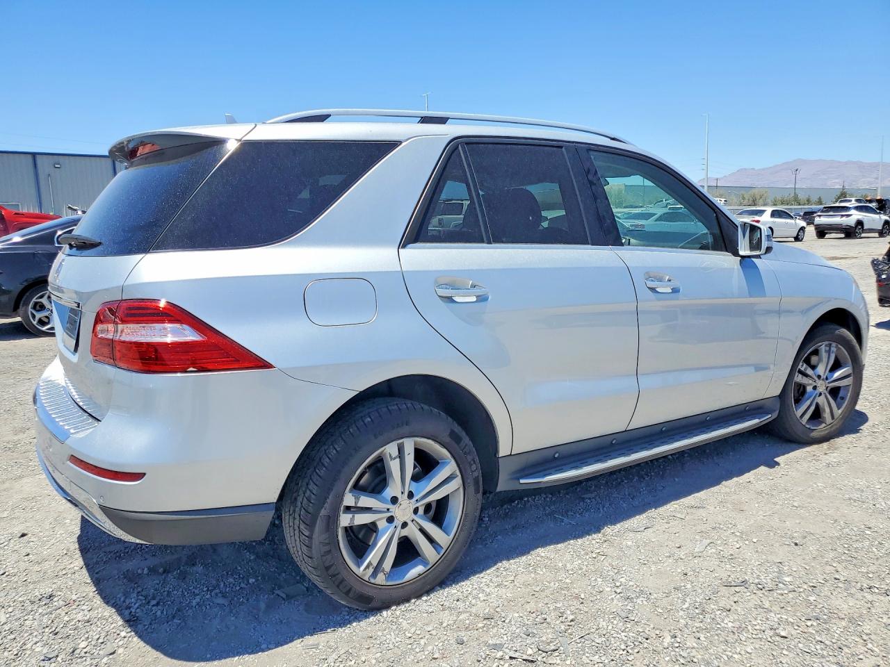 2014 Mercedes-benz Ml 350 Silver vin: 4JGDA5JB3EA329218