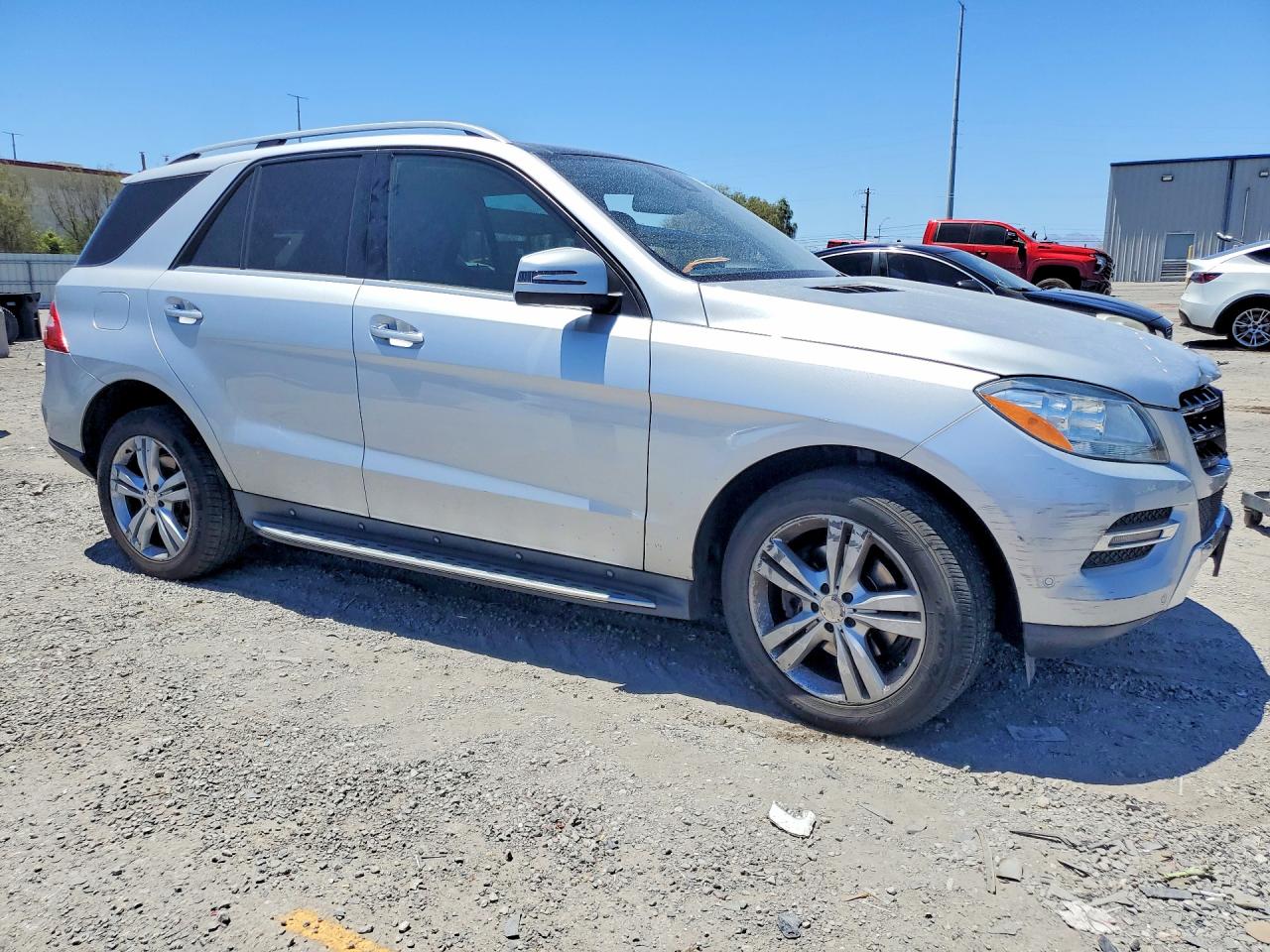 2014 Mercedes-benz Ml 350 Silver vin: 4JGDA5JB3EA329218
