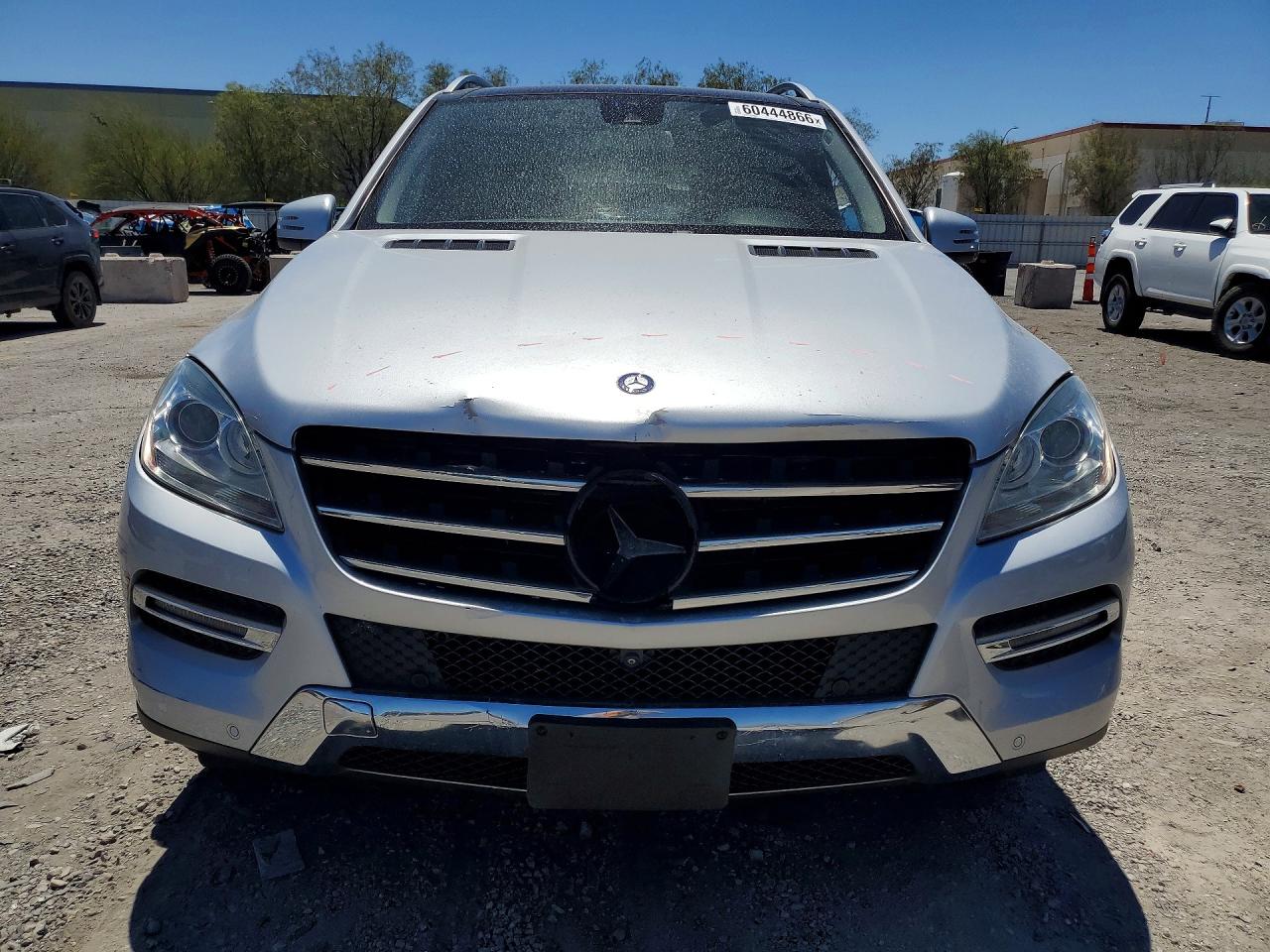 2014 Mercedes-benz Ml 350 Silver vin: 4JGDA5JB3EA329218