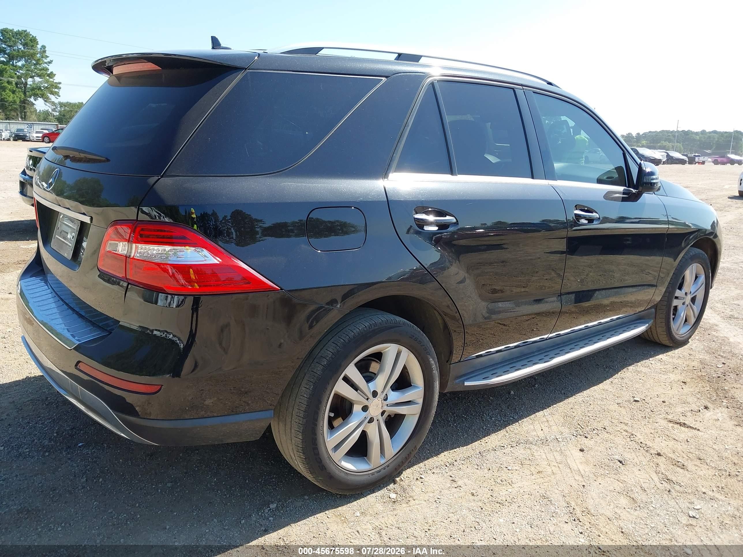 2014 Mercedes-benz Ml 350   Black vin: 4JGDA5JB3EA339201