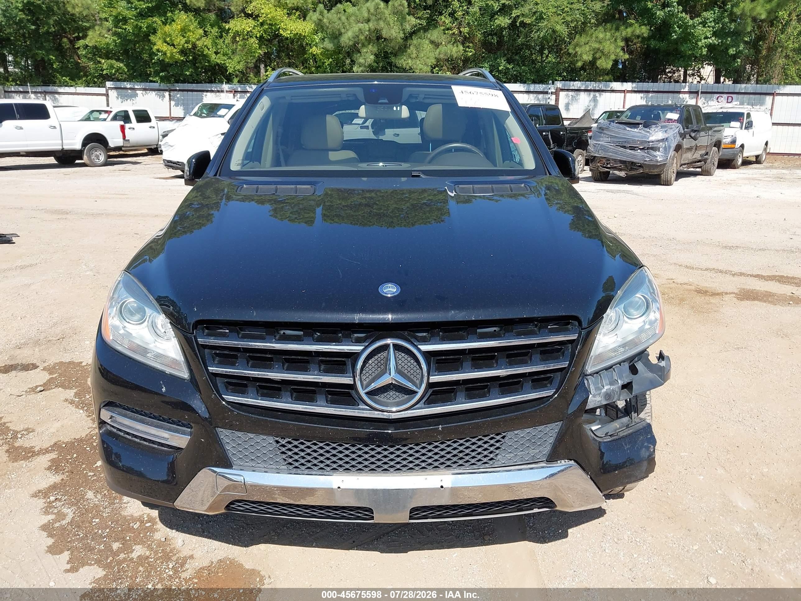 2014 Mercedes-benz Ml 350   Black vin: 4JGDA5JB3EA339201