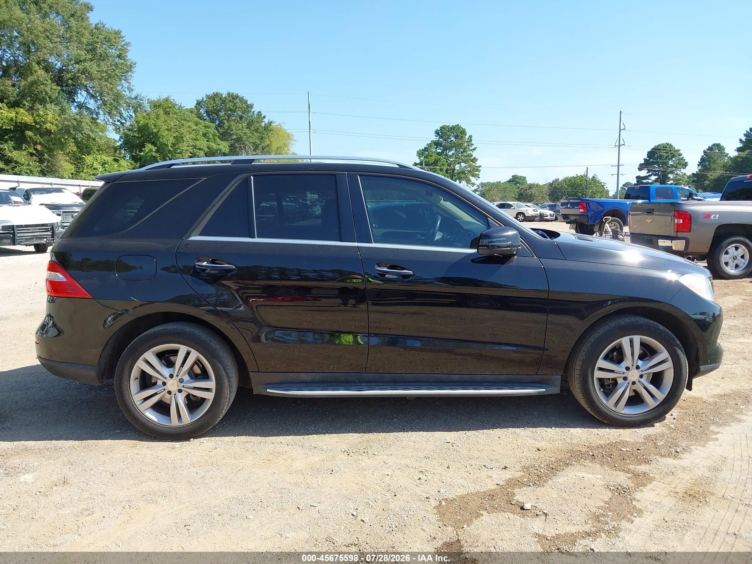 2014 Mercedes-benz Ml 350   Black vin: 4JGDA5JB3EA339201