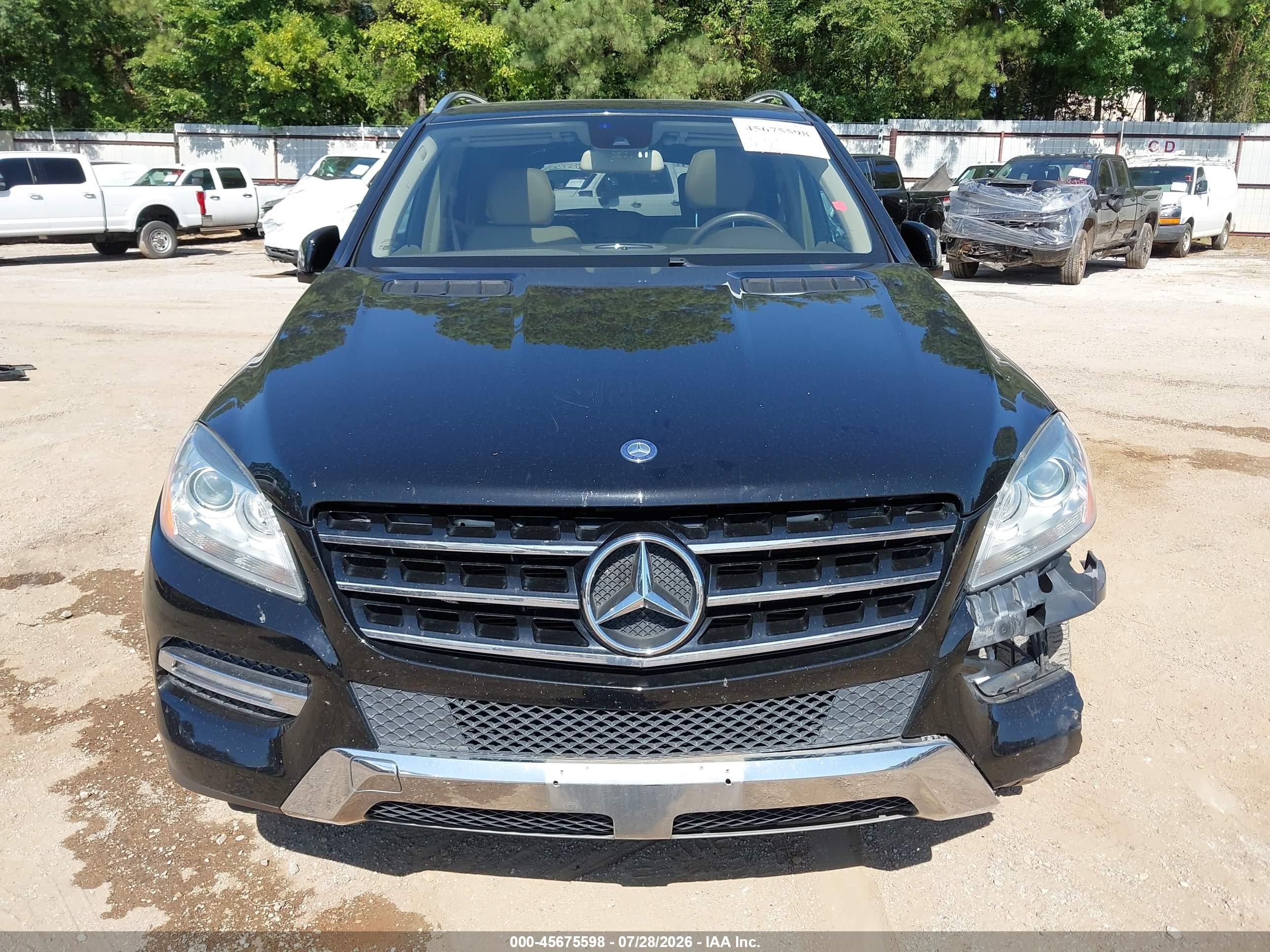 2014 Mercedes-benz Ml 350   Black vin: 4JGDA5JB3EA339201