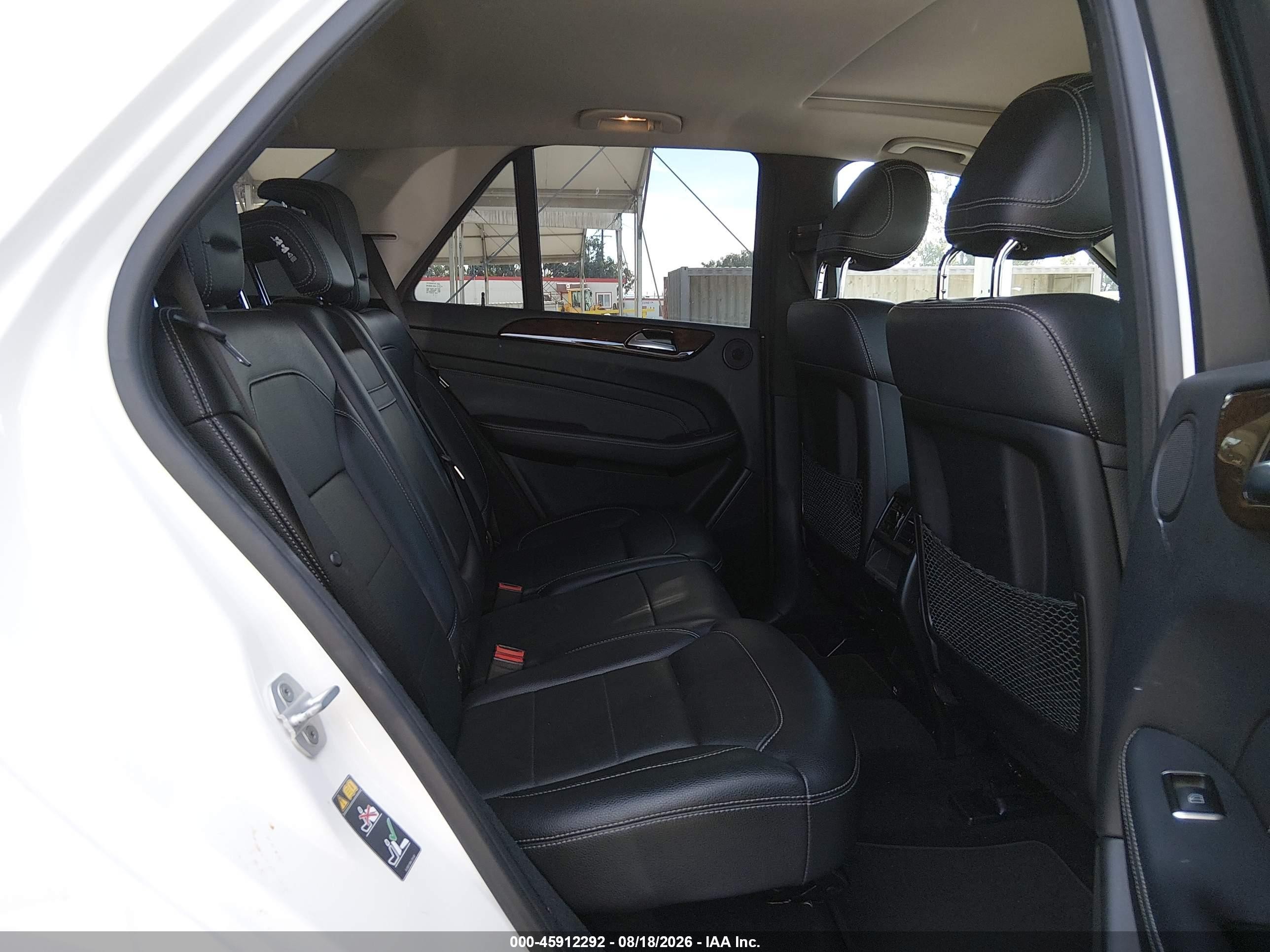 2014 Mercedes-benz Ml 350   White vin: 4JGDA5JB3EA416794