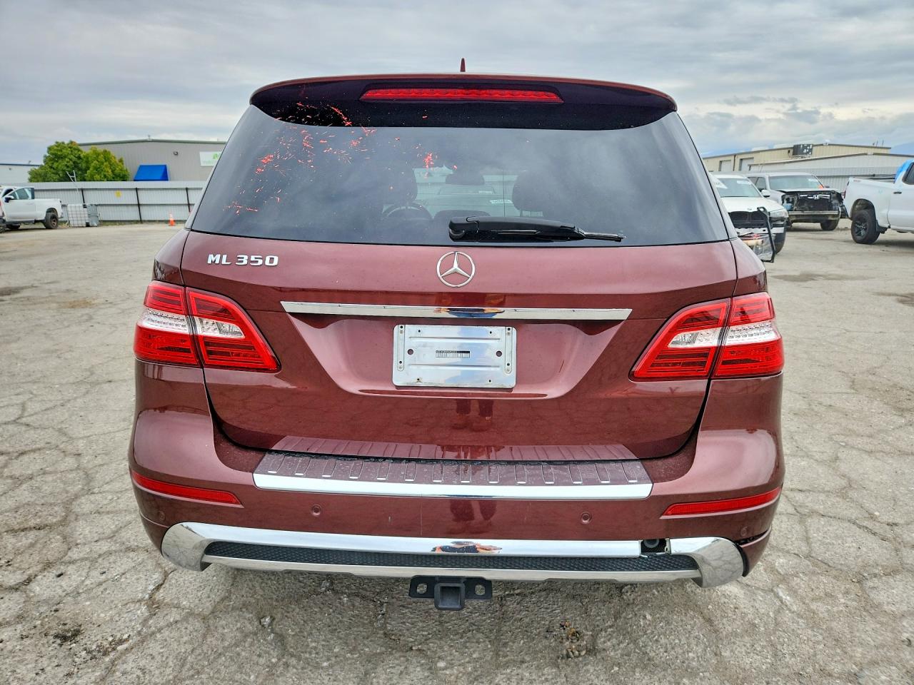 2015 Mercedes-benz Ml 350 Burgundy vin: 4JGDA5JB3FA452261