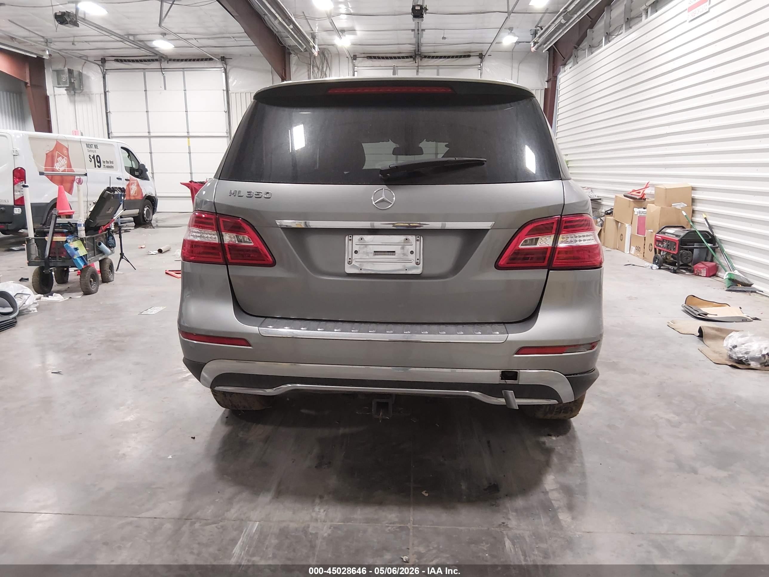 2015 Mercedes-benz Ml 350   Silver vin: 4JGDA5JB3FA467648